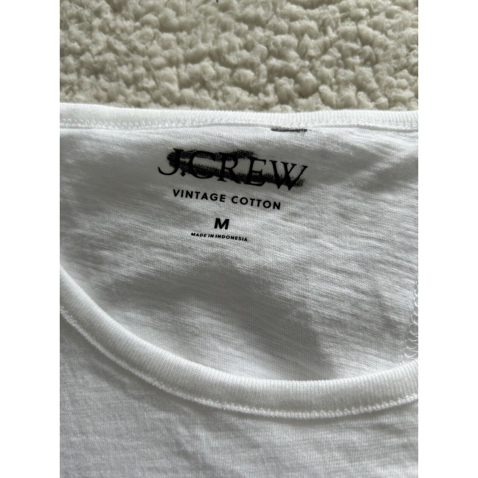 J.Crew J.CREW Vintage Cotton Knot Back Tank Top White Size M Size M / US 6-8 / IT 42-44 - 6 Thumbnail