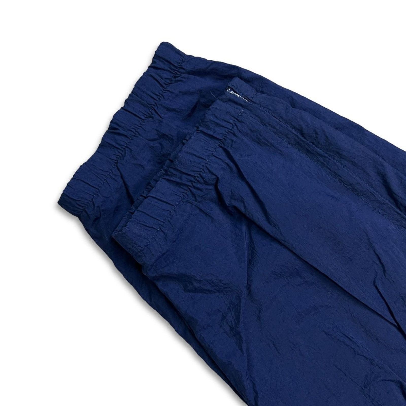Nike × Vintage Vintage 90s Nike Track Pants M Blue Swoosh Nylon Joggers Size US 37 - 4 Thumbnail