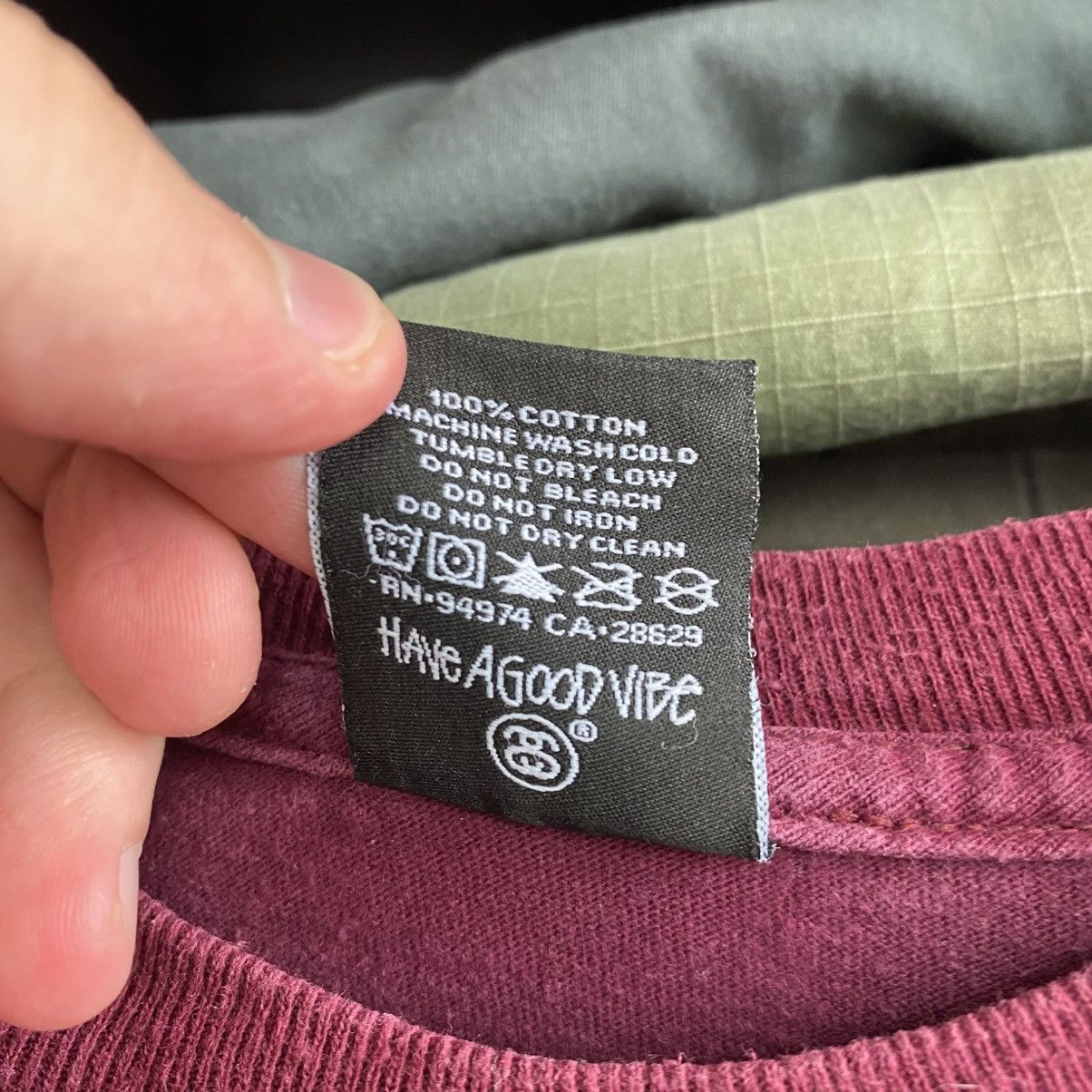 Stussy Vintage Stussy Big Logo y2k streetwear opium tee Size US S / EU 44-46 / 1 - 9 Thumbnail