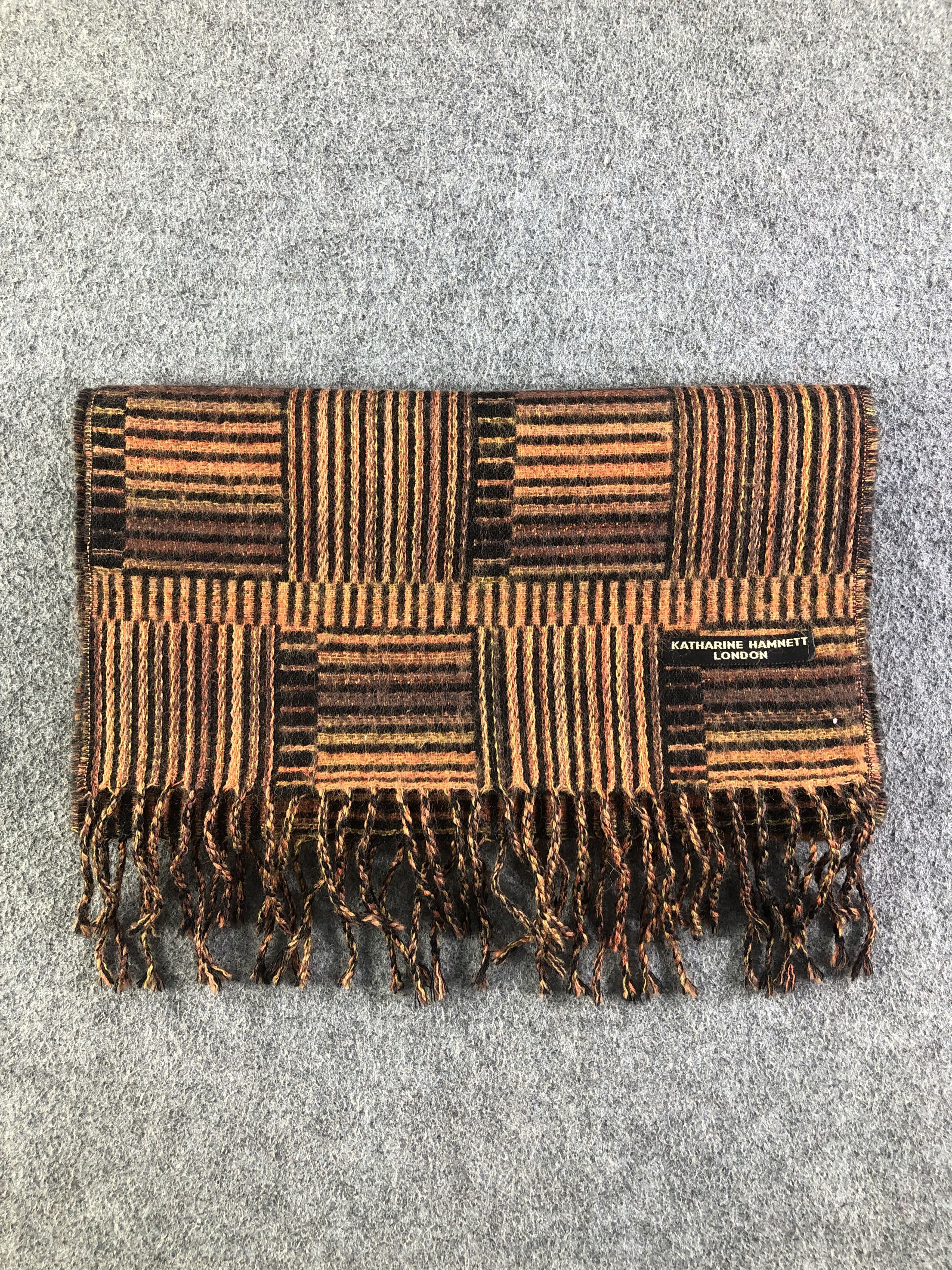 Katharine Hamnett London × Vintage Katharine Hamnett Scarf / Muffler / Neckwear SS1270 Size ONE SIZE - 7 Thumbnail