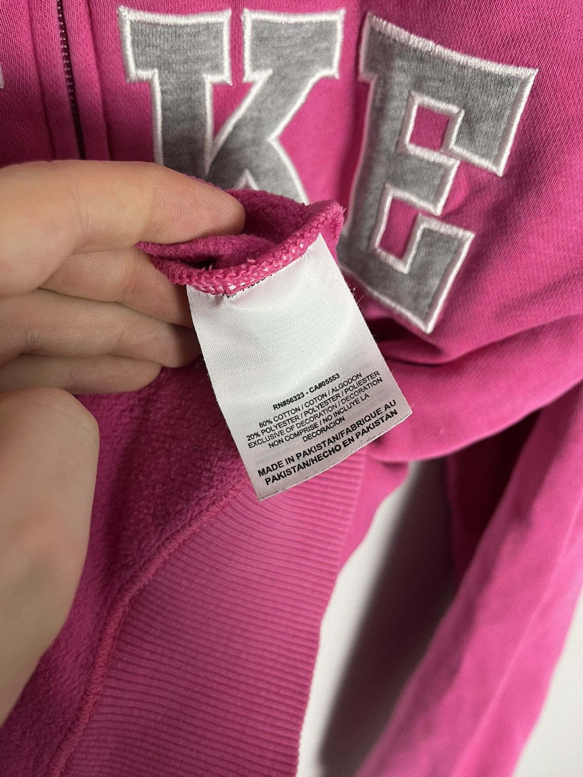 Vintage Vintage Nike spellout logo zip hoodie Size M / US 6-8 / IT 42-44 - 7 Thumbnail