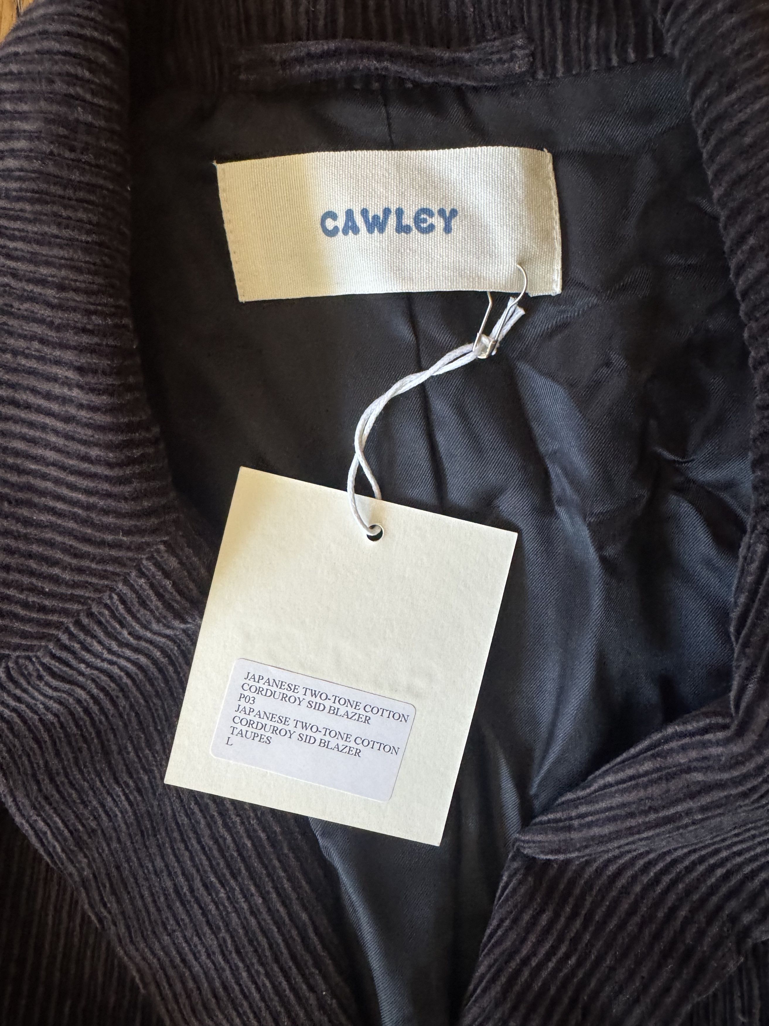 Other NWT Cawley Studio Corduroy Sid Blazer Size L Size 50R - 4 Thumbnail
