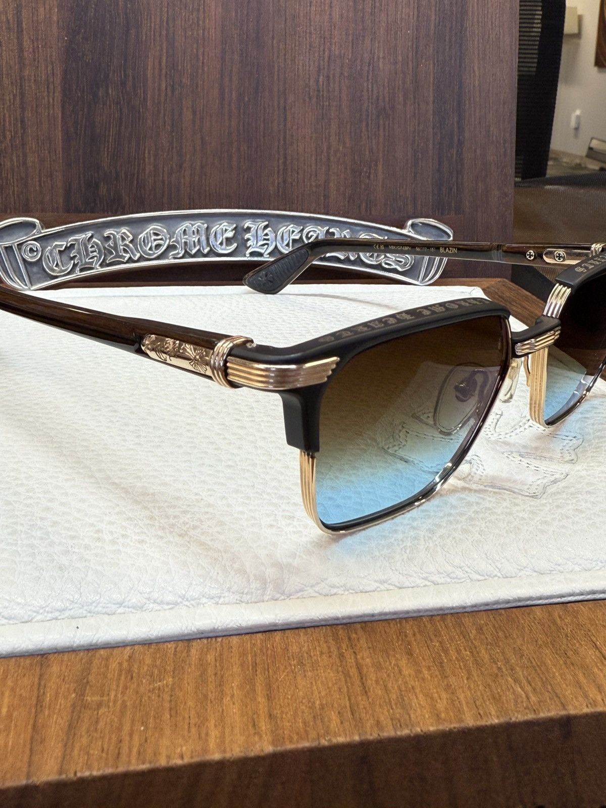 Chrome Hearts Chrome Hearts Blazin Sunglasses Size ONE SIZE - 2 Thumbnail