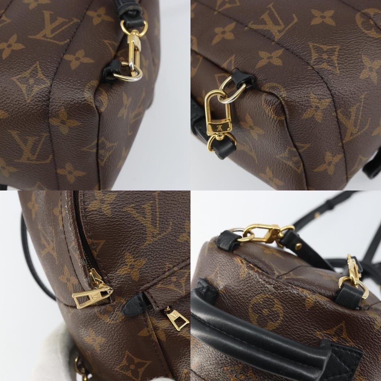 Louis Vuitton Louis Vuitton Monogram Palm Springs Mini Backpack Brown Size ONE SIZE - 13 Thumbnail