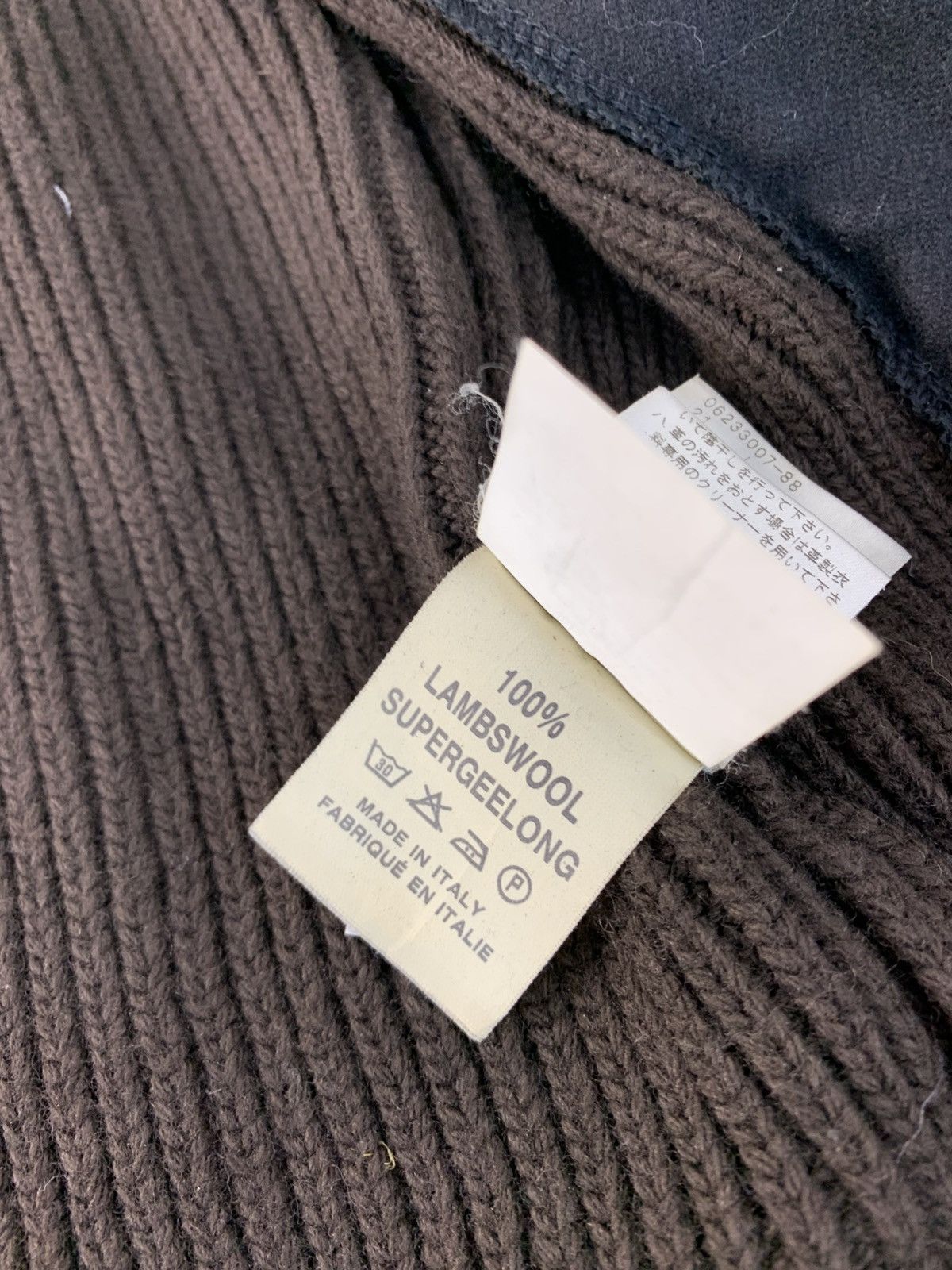 Roberto Collina Roberto Collina Sheep Skin Leather Knit Made in Italy Bomber Size S / US 4 / IT 40 - 10 Thumbnail
