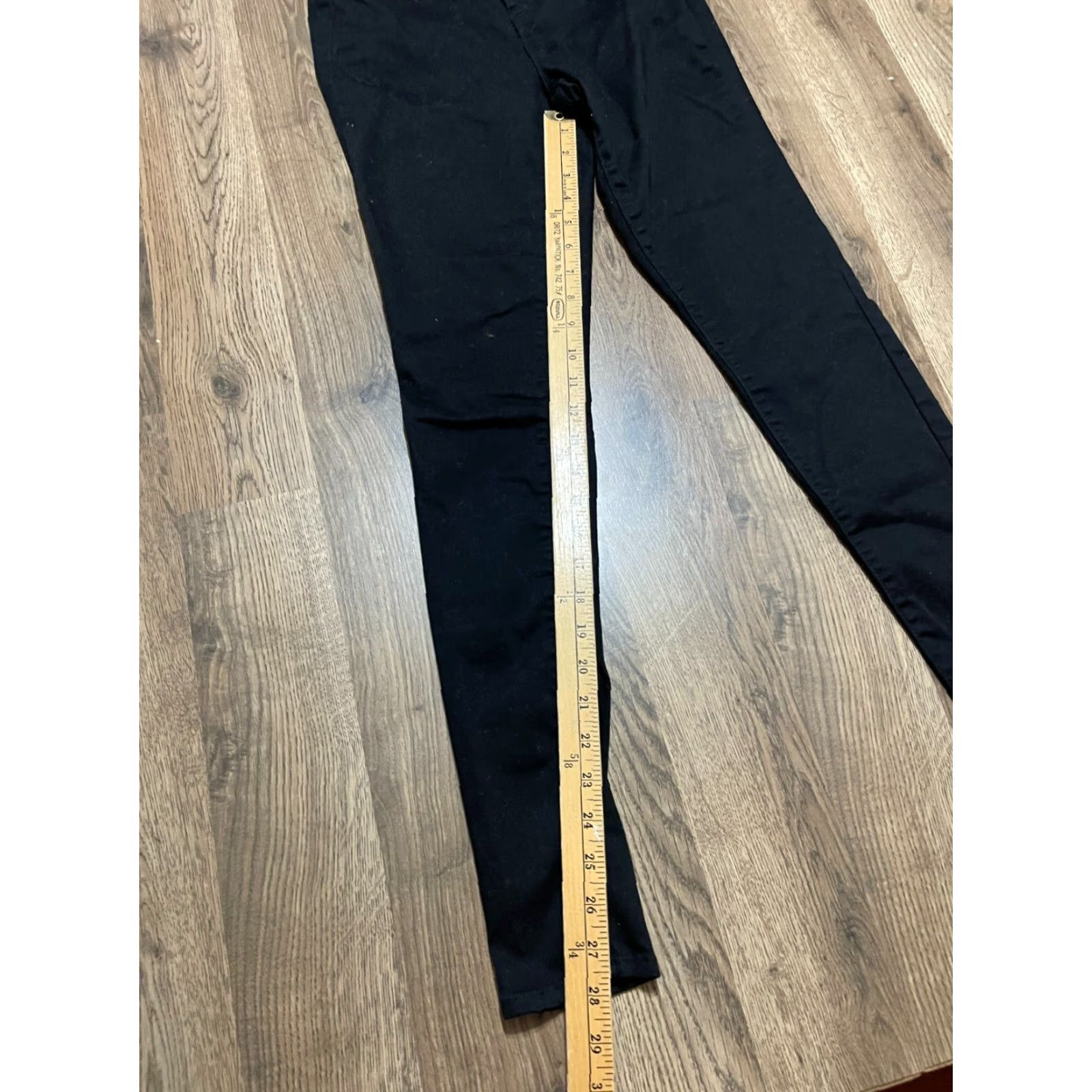 Vintage Time And Tru Jeans Women's Size 4 Black Denim High Rise Jegging Size 27" / US 4 / IT 40 - 5 Thumbnail