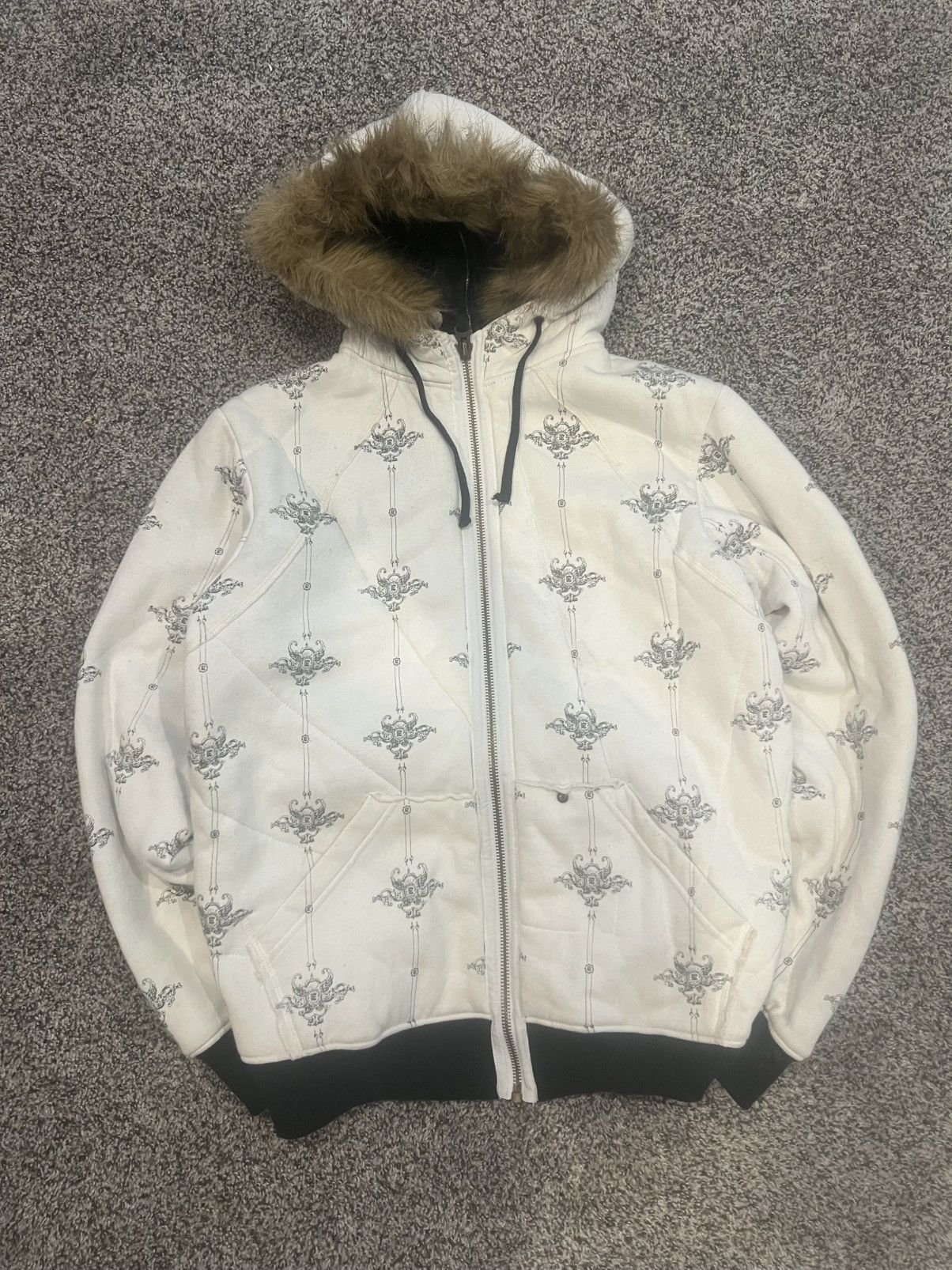 Empyre Y2k Fur Lined hood Jacket Size US L / EU 52-54 / 3 - 1 Thumbnail