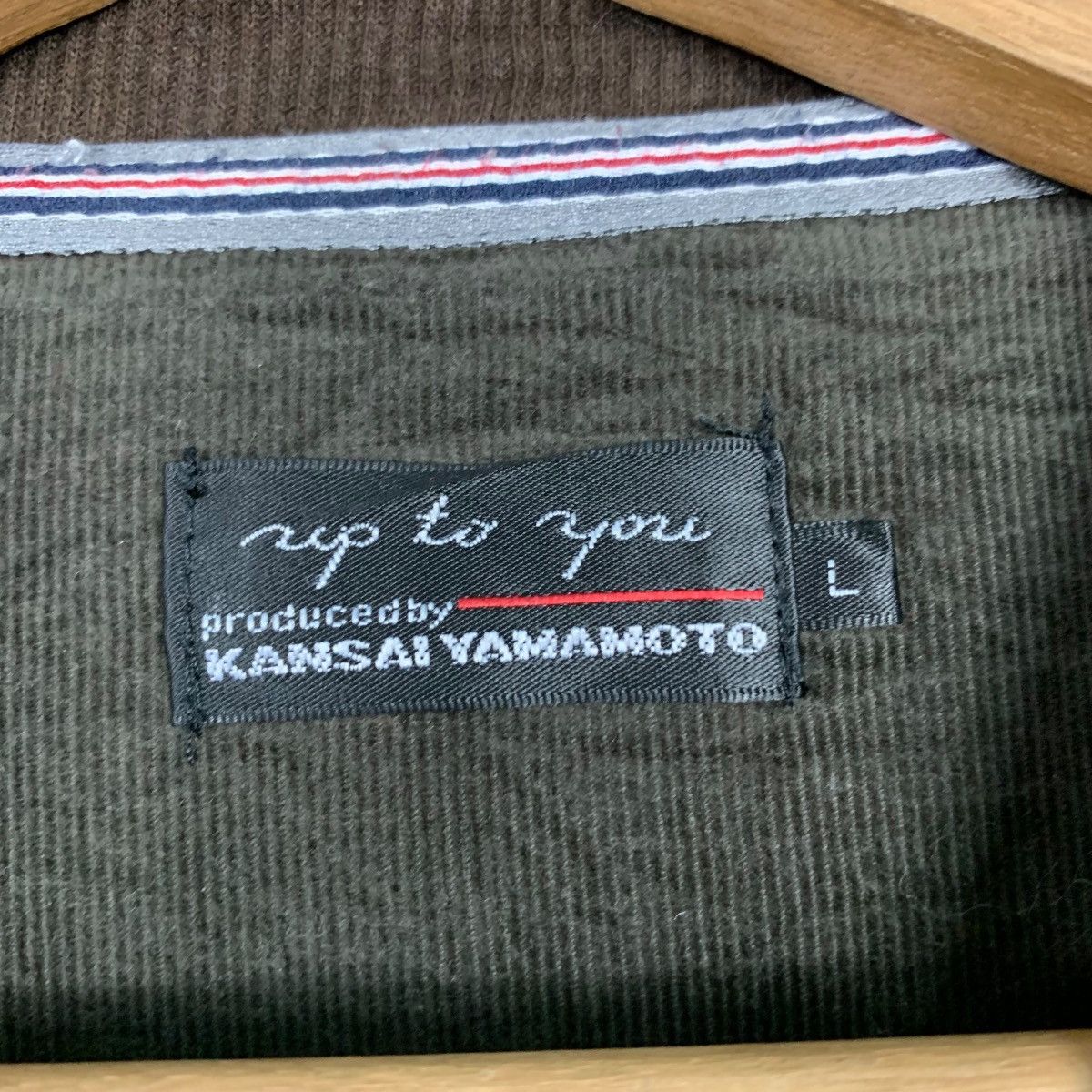 Kansai Yamamoto KANSAI YAMAMOTO Striped Single Pocket Sweatshirt #2397-C107 Size US L / EU 52-54 / 3 - 11 Thumbnail