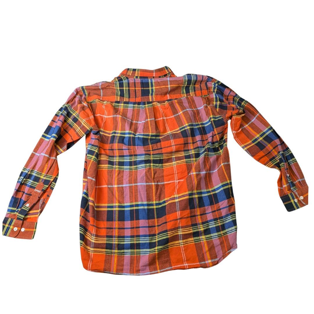 CINCH Cinch Fiery Orange/Blue Western Long-Sleeve Button-Up Size US XL / EU 56 / 4 - 2 Thumbnail