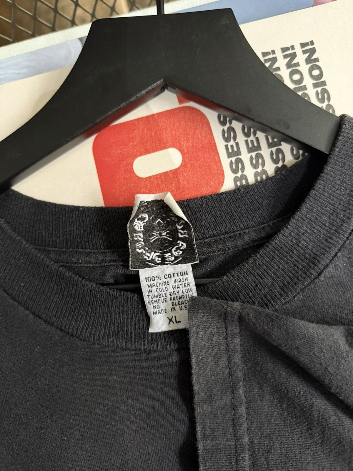 Chrome Hearts Vintage 1990s Chrome Hearts By Foti Harris Teeter Skull Tee Size US XL / EU 56 / 4 - 7 Thumbnail