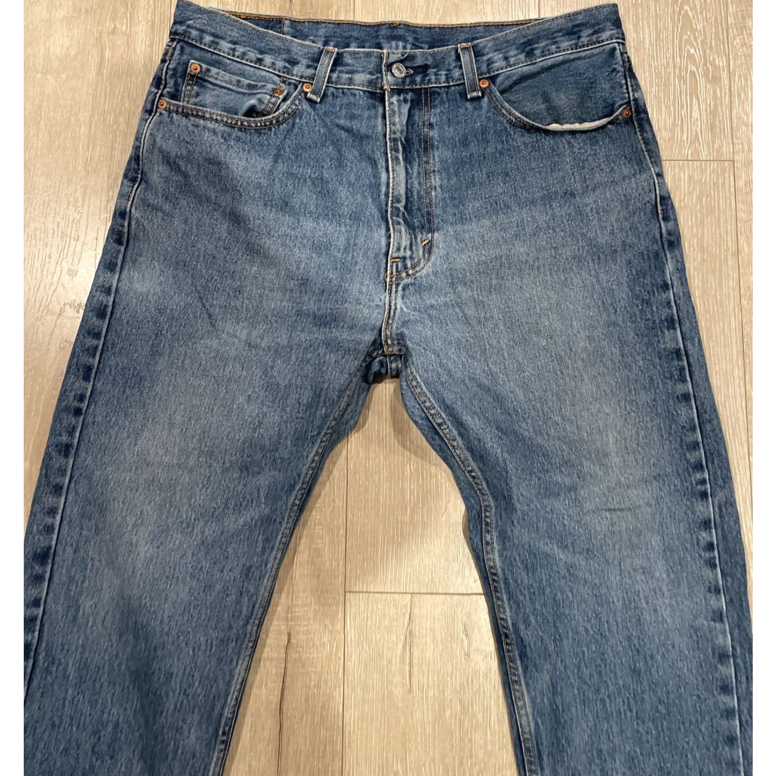 Levi's Levi's Jeans Men's 36x29 Regular Fit Blue Denim Straight Leg Red Tab Size US 36 / EU 52 - 4 Thumbnail
