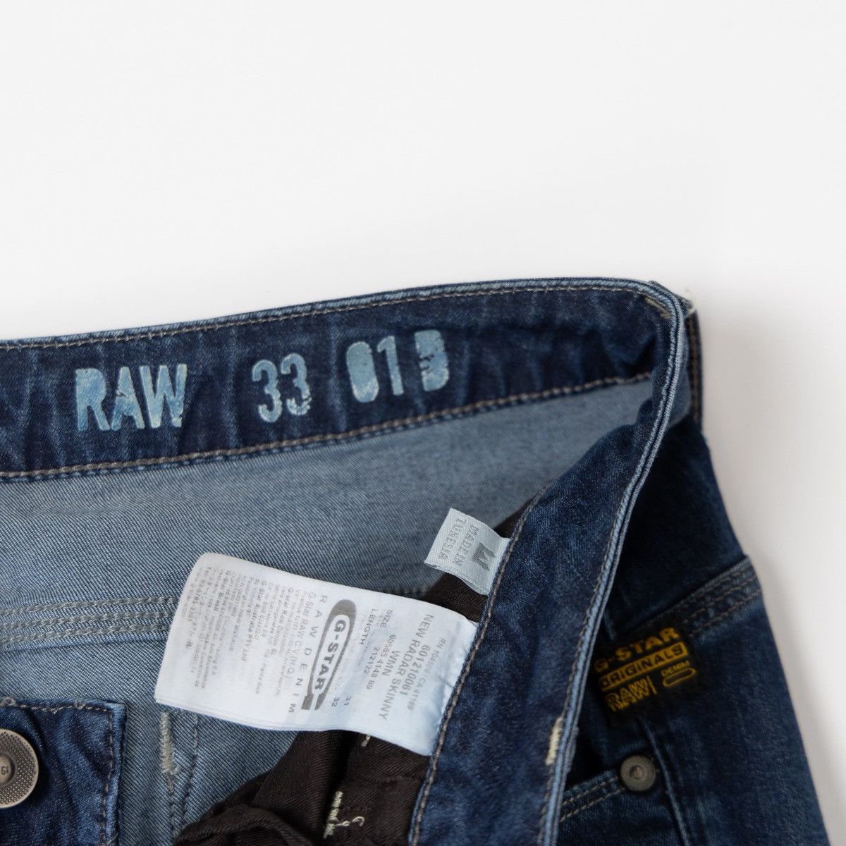 G-Star G-Star Raw New Radar Skinny Womens Blue Jeans Low Rise Size 30" / US 8 / IT 44 - 6 Thumbnail