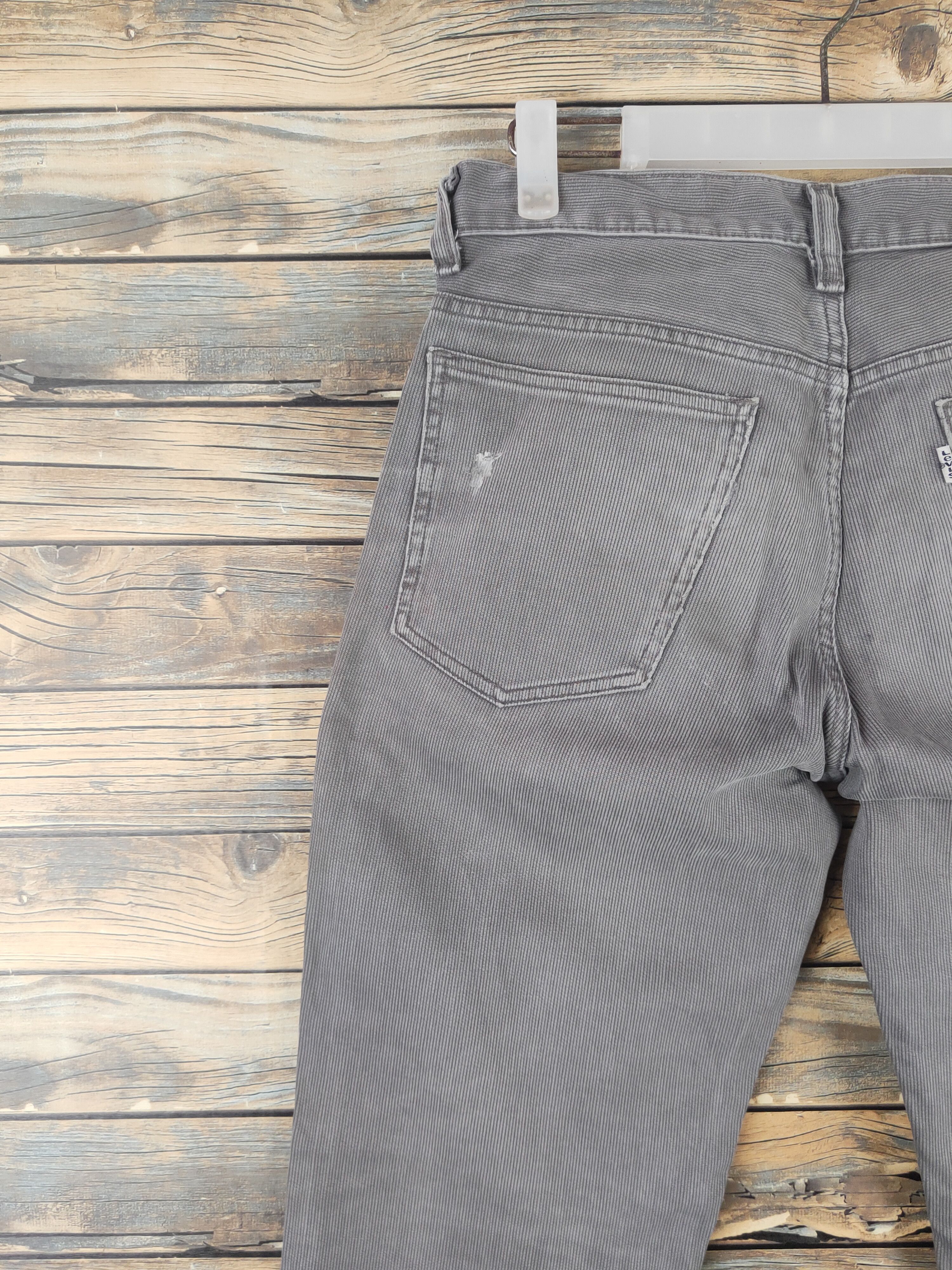 Levi's DL Levi's Dark Gray corduroy vintage Casual Pants #46-240T Size US 31 - 8 Thumbnail