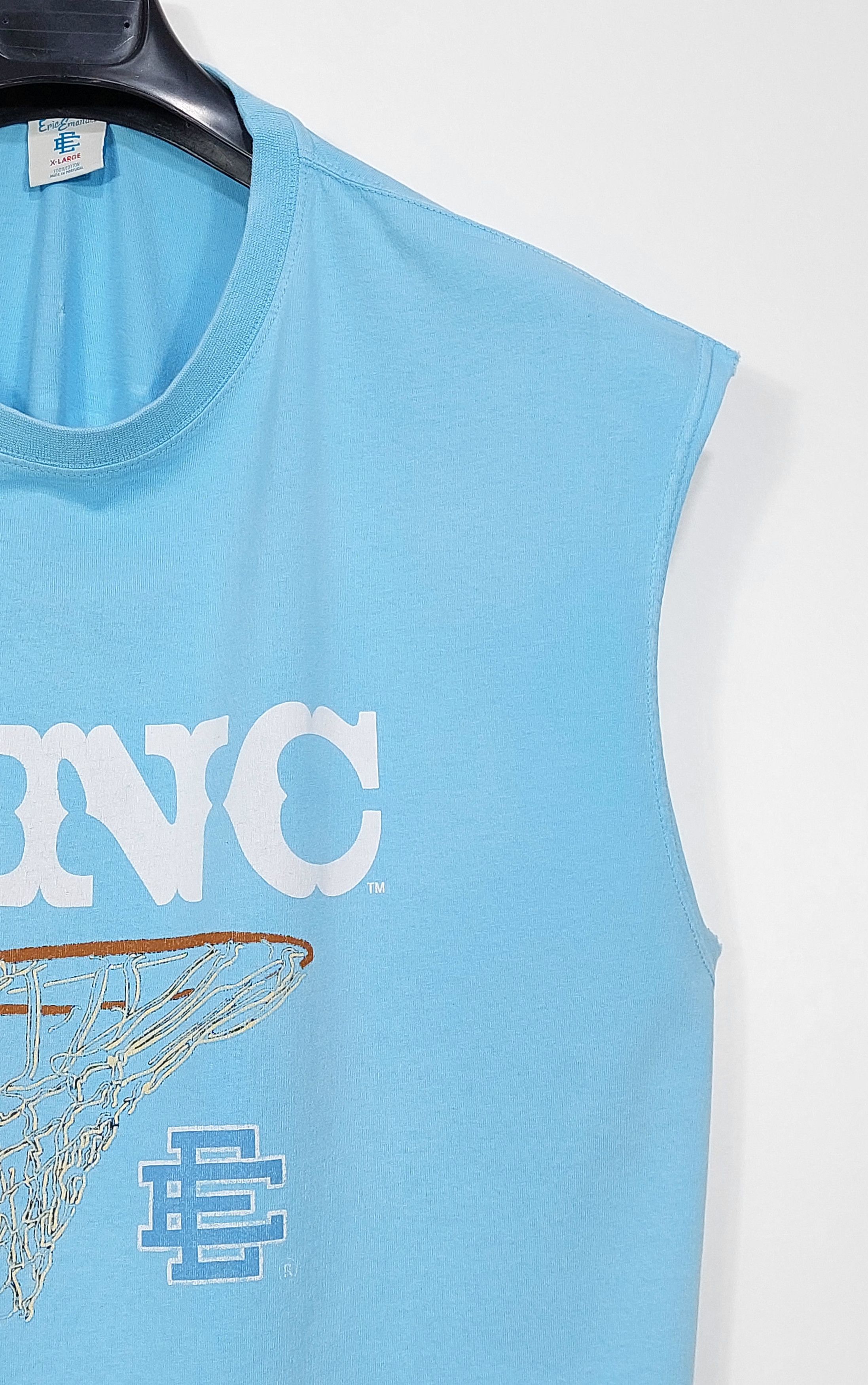 Eric Emanuel EE U of NC sleeveless tshirt - baby blue XL Size US XL / EU 56 / 4 - 6 Thumbnail