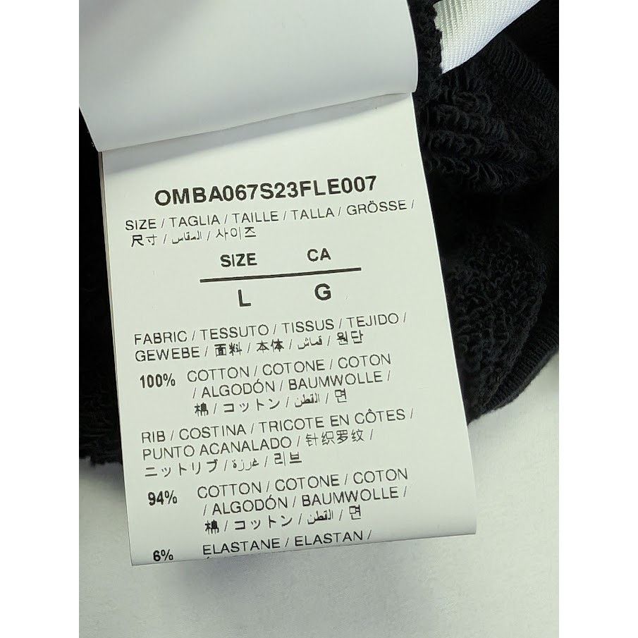 Off-White o1rshd1 Bookish Laund Boxy Crewneck in Black Size US L / EU 52-54 / 3 - 18 Thumbnail