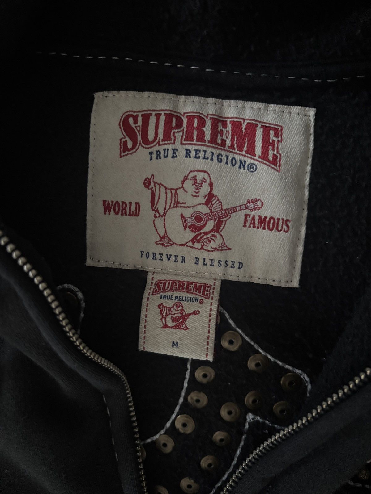 Supreme × True Religion Supreme x true Religion FW25 zip hoodie Size US M / EU 48-50 / 2 - 2 Thumbnail