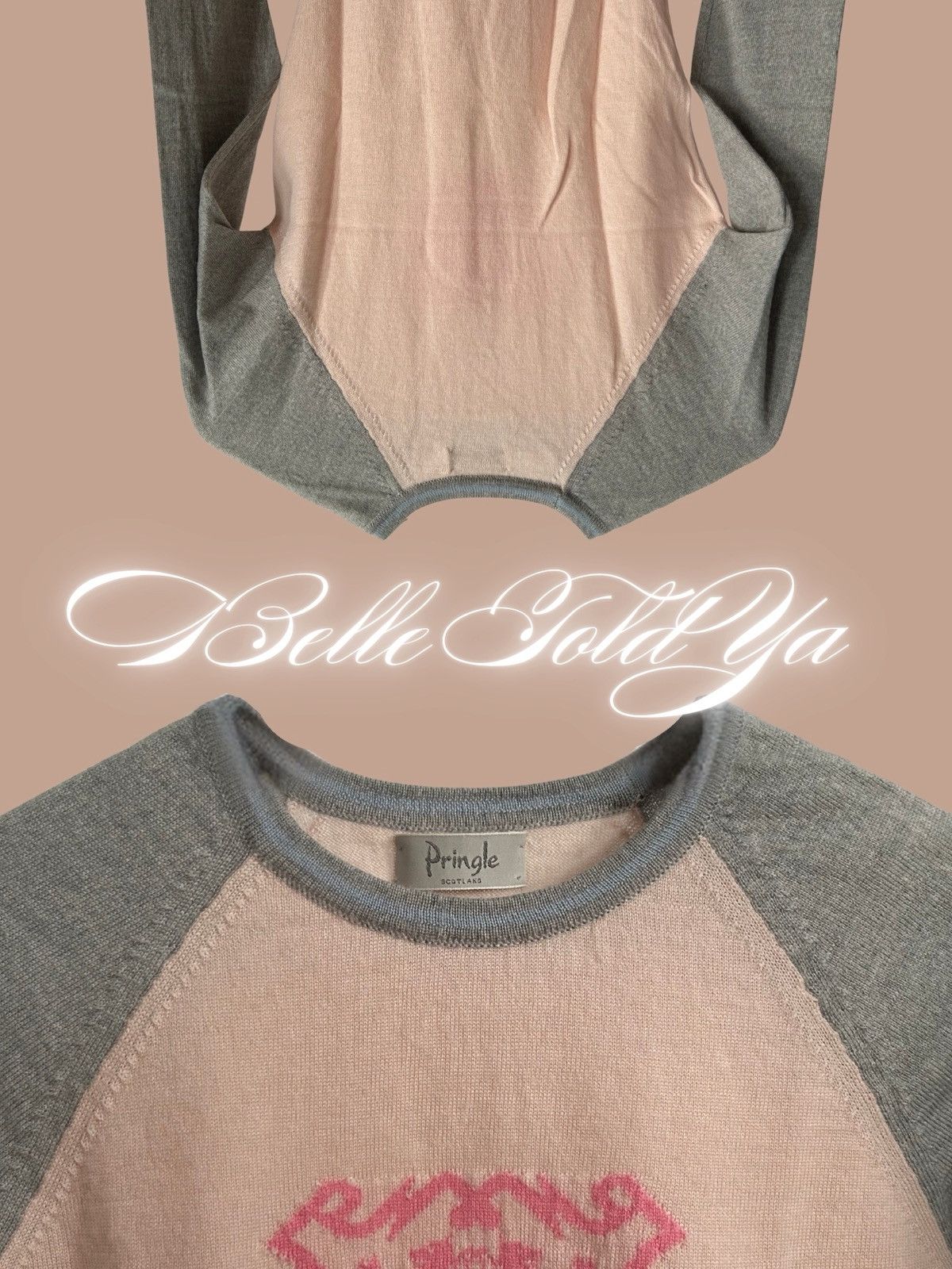 Pringle Of Scotland Pringle of Scotland Rose Long sleeve Sweater Size S / US 4 / IT 40 - 1 Thumbnail