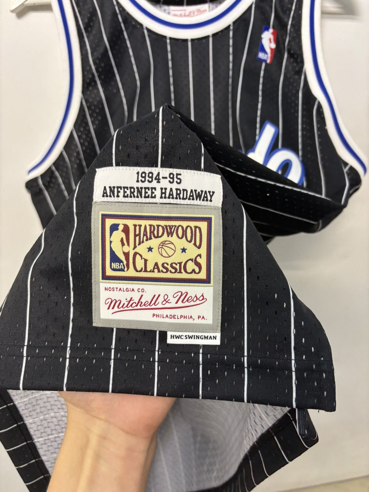 Mitchell & Ness × NBA Mitchell Ness Orlando Magic Hardaway jersey Size US L / EU 52-54 / 3 - 3 Thumbnail