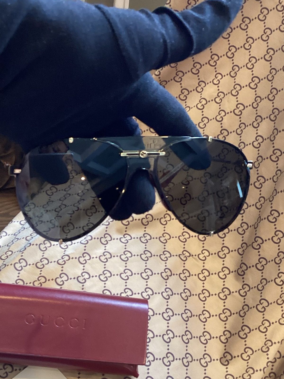 Gucci Gucci Sunglasses Size ONE SIZE - 5 Thumbnail