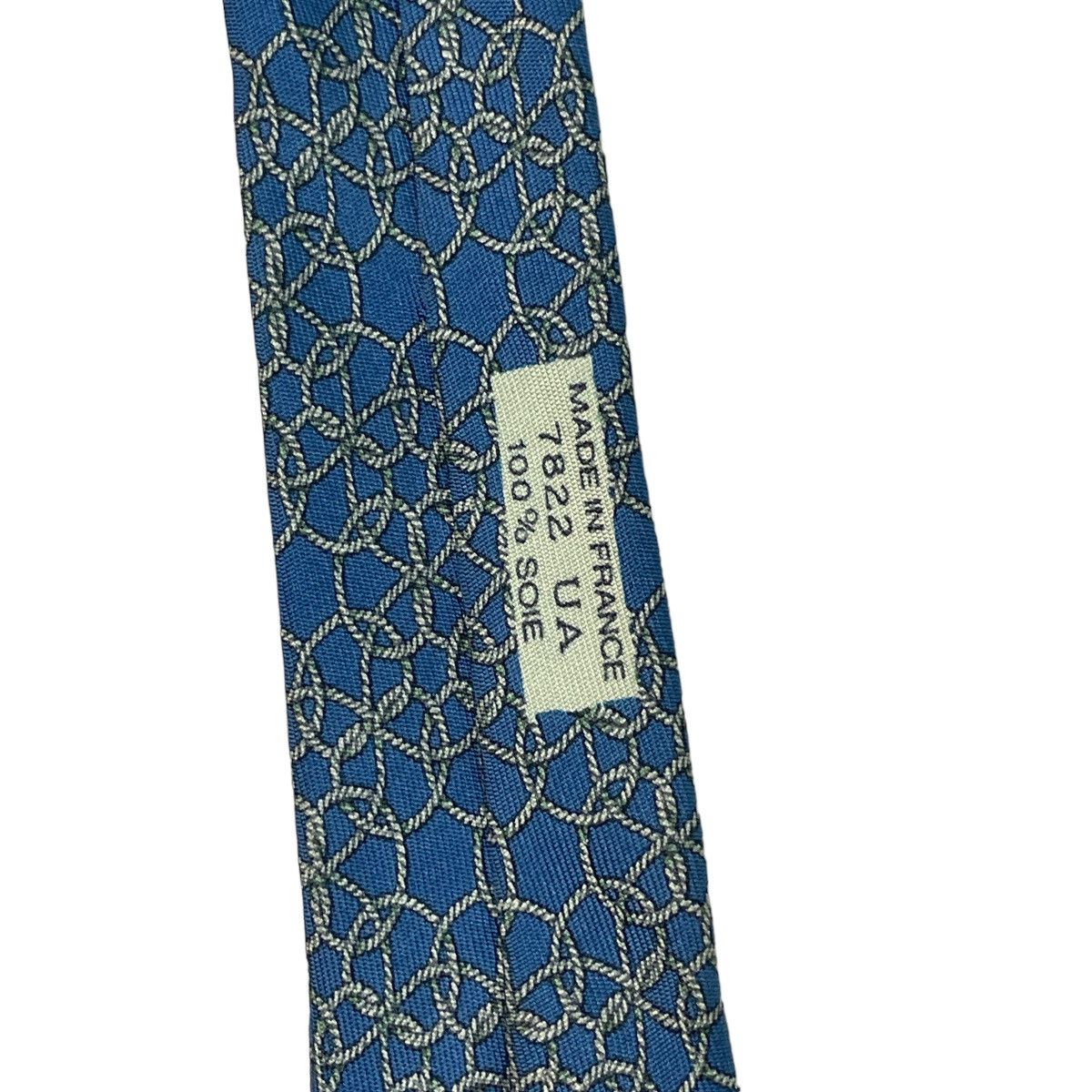 Hermes Hermes Paris Chain Linked Silk Ties 7822 UA Size ONE SIZE - 8 Thumbnail