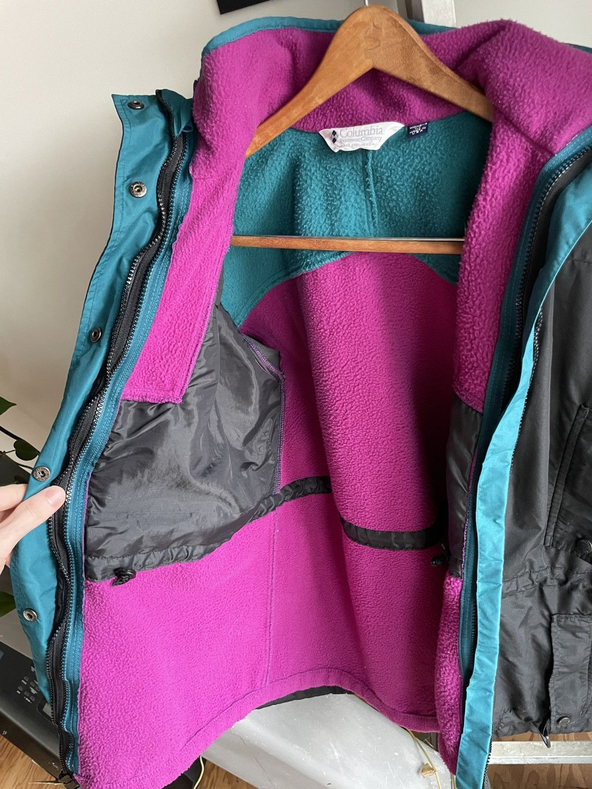 Columbia vintage early 90s 3 in 1 columbia ski jacket Size M / US 6-8 / IT 42-44 - 4 Thumbnail