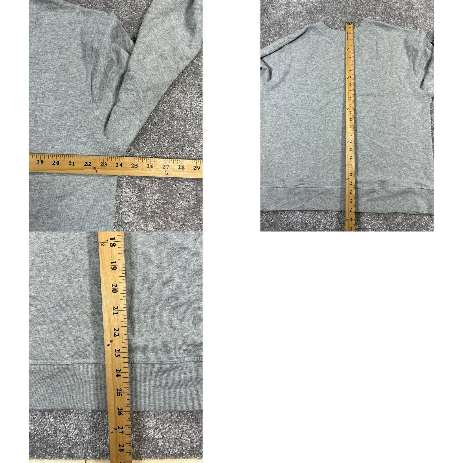 Levi's Levi's Sweatshirt Womens 1X Gray Cotton Blend Pullover Size XL / US 12-14 / IT 48-50 - 8 Thumbnail
