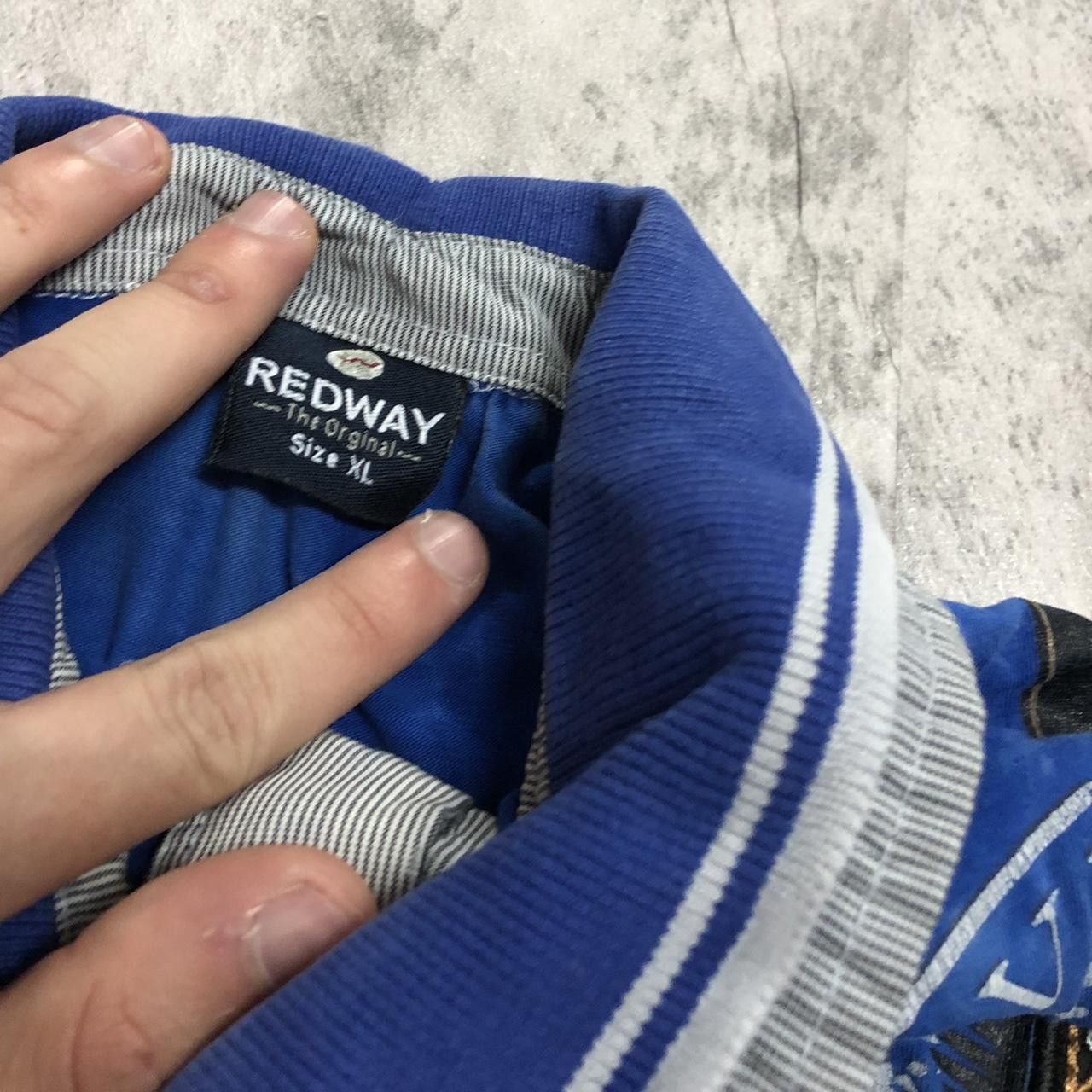 Other Camp Redway blue and white long sleeve polo shirt Size US XL / EU 56 / 4 - 3 Thumbnail