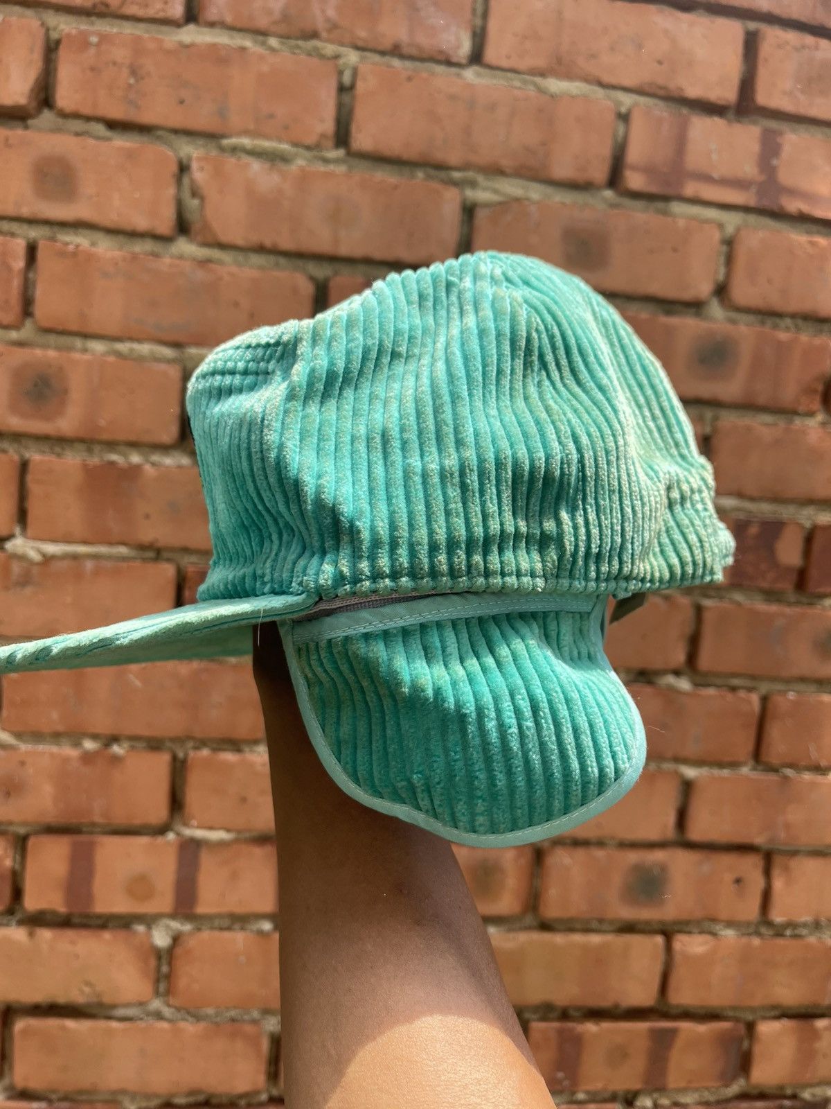 Japanese Brand Vintage Mt. TOMAMU Earflap Coduroy Style Cap Hat Size ONE SIZE - 3 Thumbnail