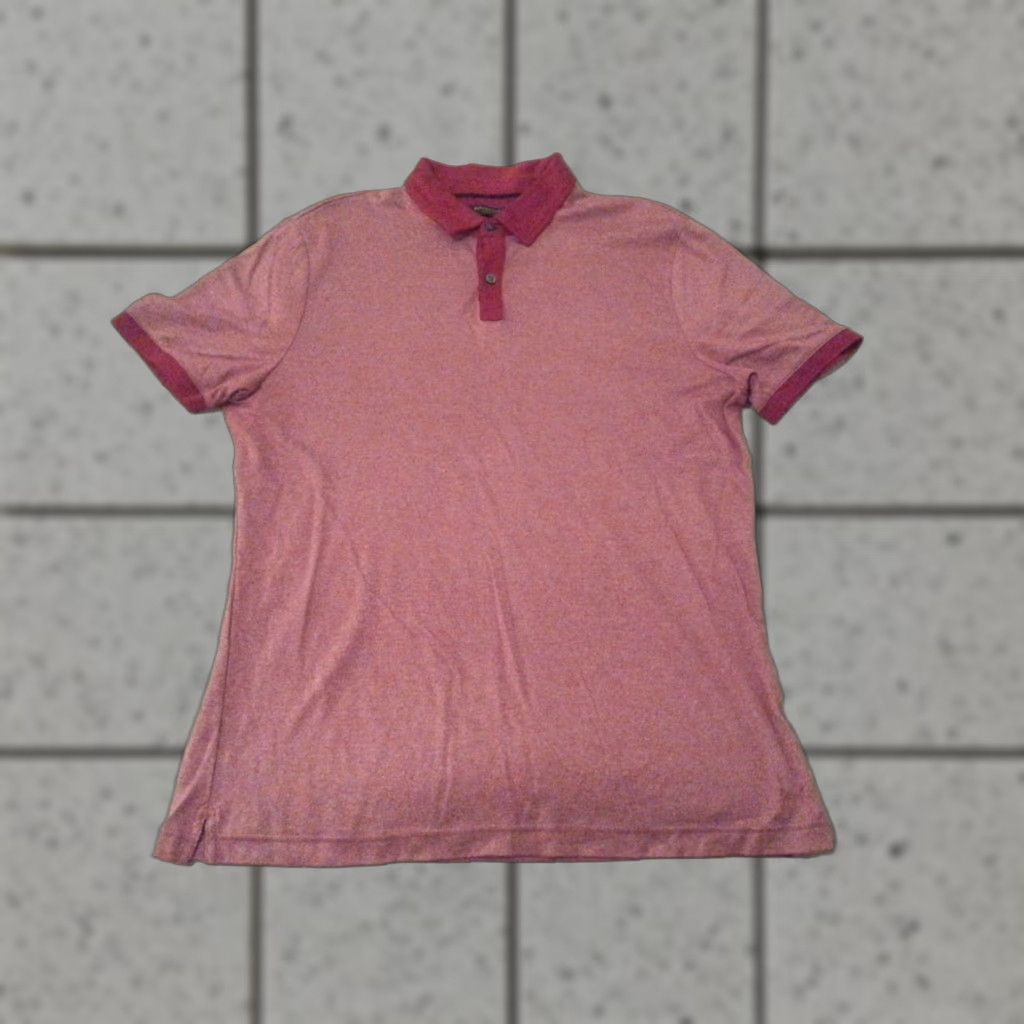 Banana Republic Banana Republic Polo Shirt Mens L Red Cotton Size US L / EU 52-54 / 3 - 1 Thumbnail