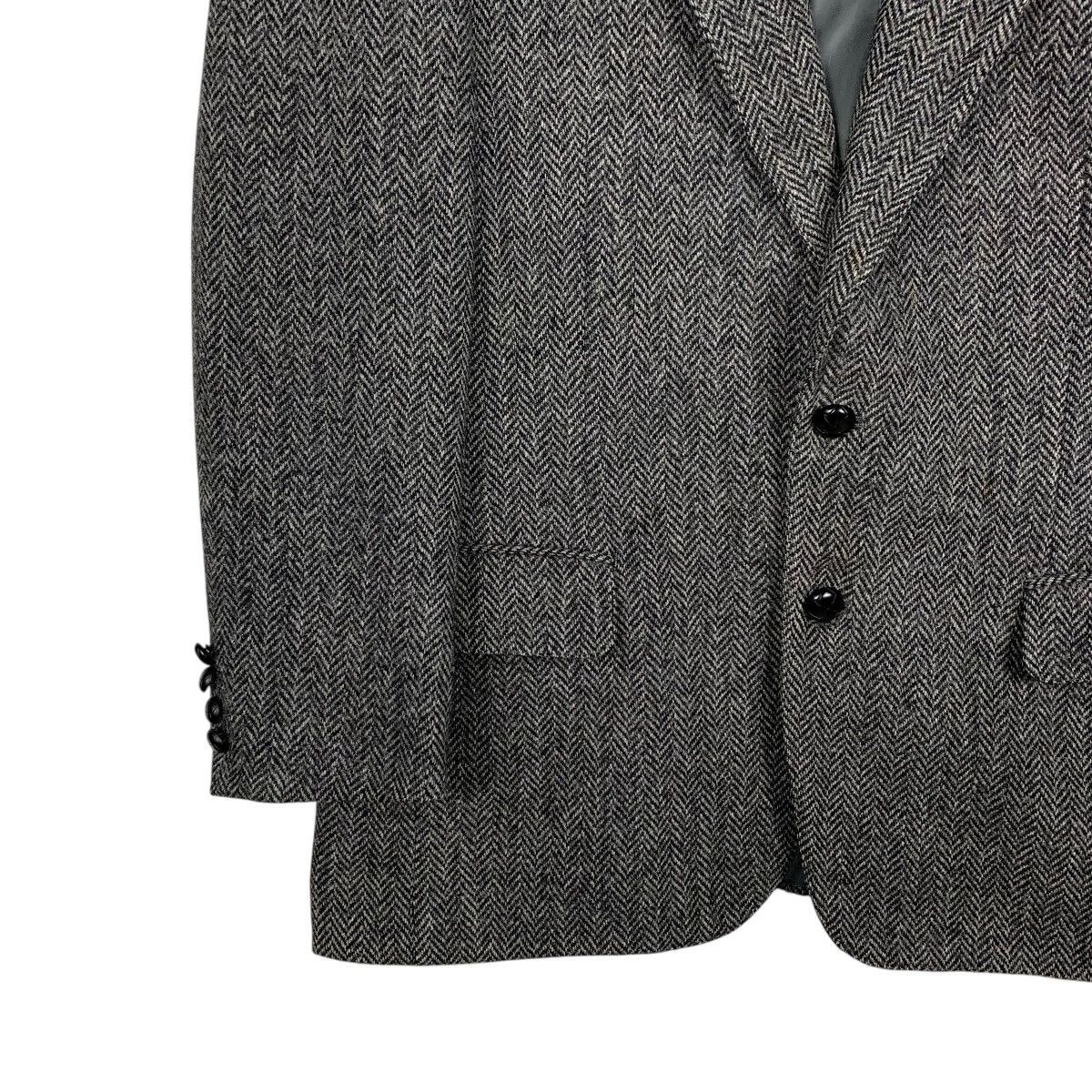 Harris Tweed Harris Tweed Herringbone Wool Casual Jacket Size US L / EU 52-54 / 3 - 3 Thumbnail