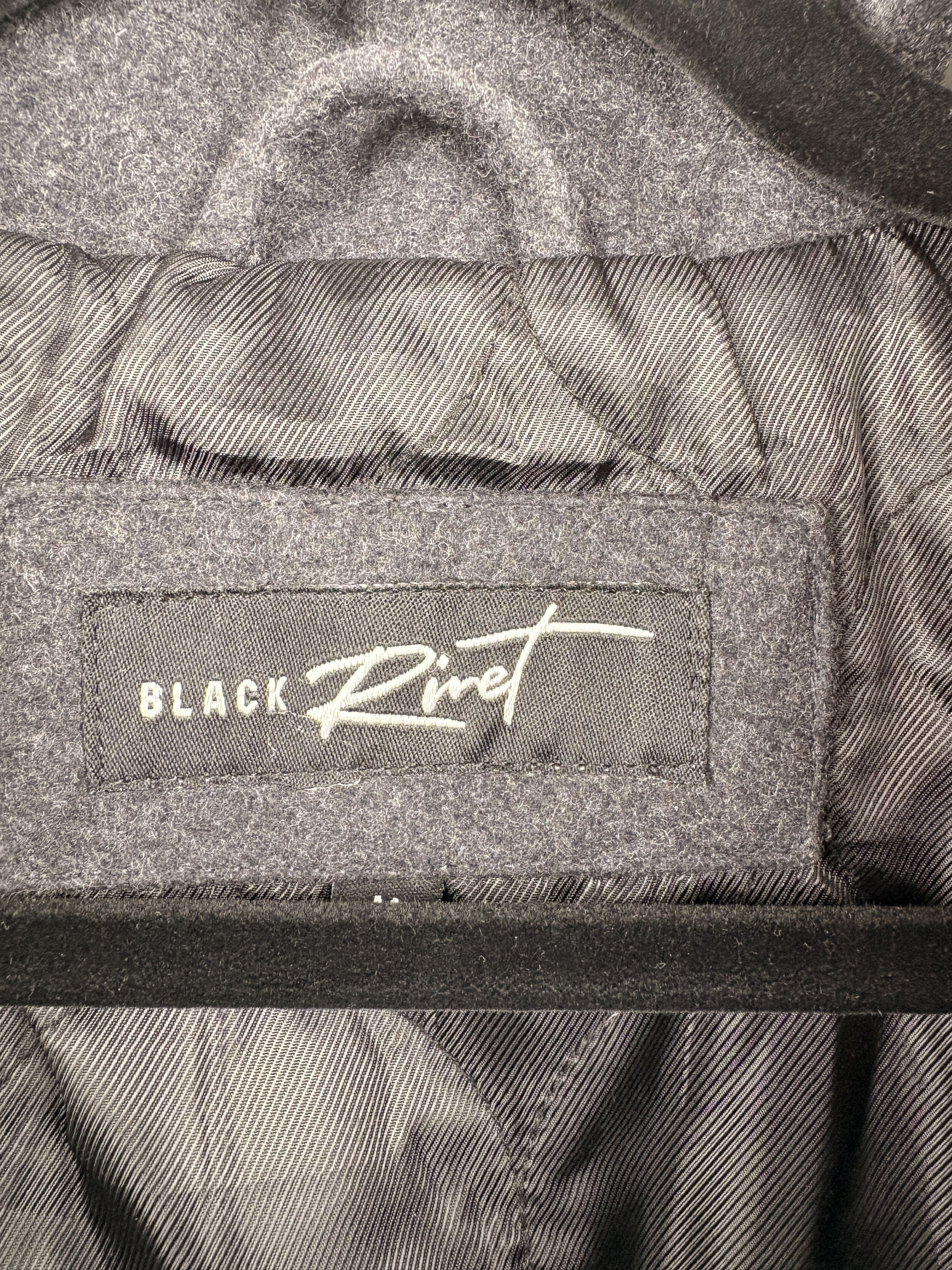 Black Rivet Woolblend Pea Coat Size US M / EU 48-50 / 2 - 4 Thumbnail