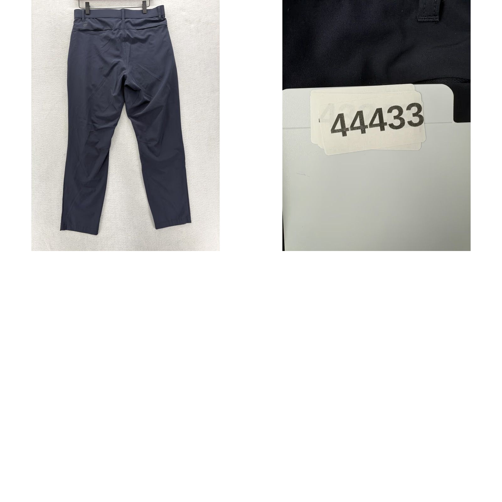 Fabletics Fabletics The Only Pant Mens 29x28 Blue Athletic Golf Chino Stretch Performance Tapered Leg Size US 29 - 9 Thumbnail