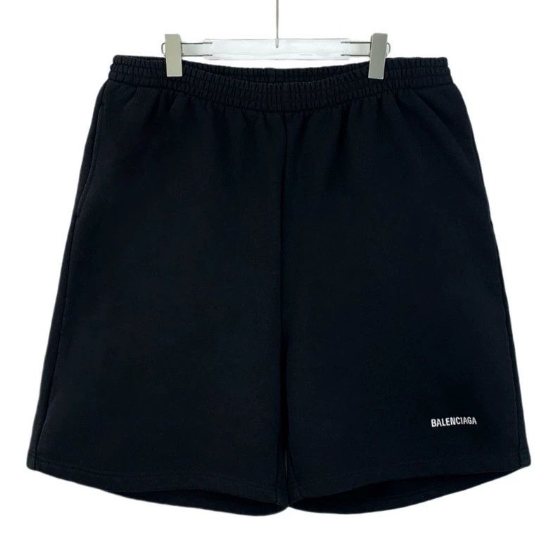 Balenciaga Balenciaga size M Black logo monogrammed embroidered cotto Size 24" / US 00 / IT 34 - 1 Thumbnail