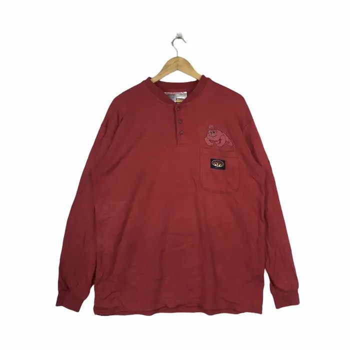 Vintage Vtg RASCO FR Flame Resistant Bull Dog Sweater Sweatshirt Size US XL / EU 56 / 4 - 2 Thumbnail