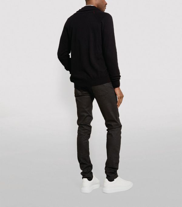 Alexander McQueen o1y1024 Cardigan In Black Size US L / EU 52-54 / 3 - 3 Thumbnail