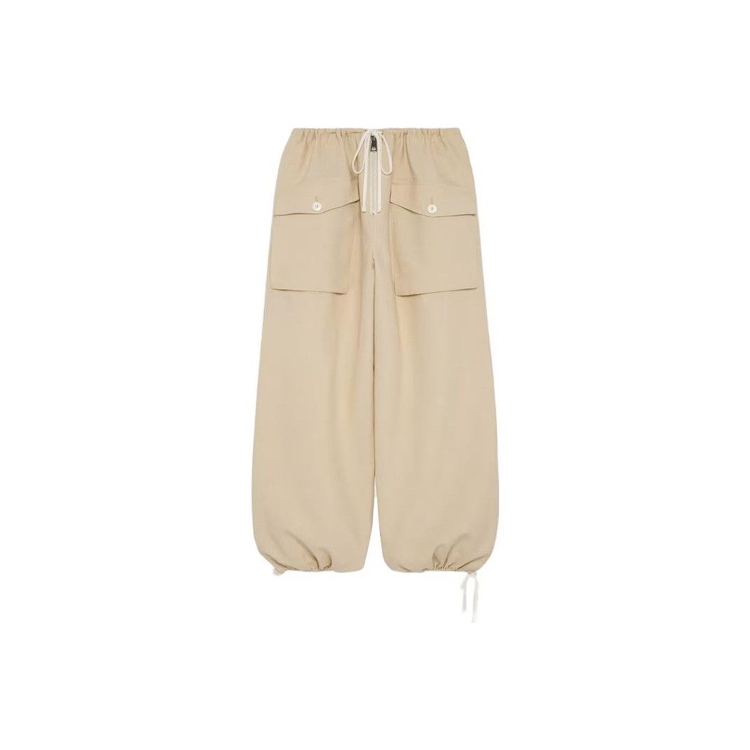 Gucci Gucci Cotton Linen Drawstring Joggers Size 40 Size 27" / US 4 / IT 40 - 1 Thumbnail