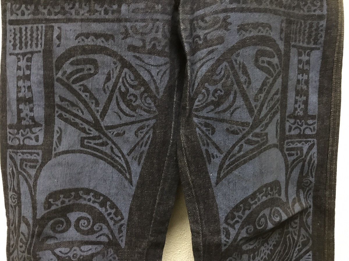 Designer × Moschino Moschino Jeans Tribal Design Size US 32 / EU 48 - 3 Thumbnail