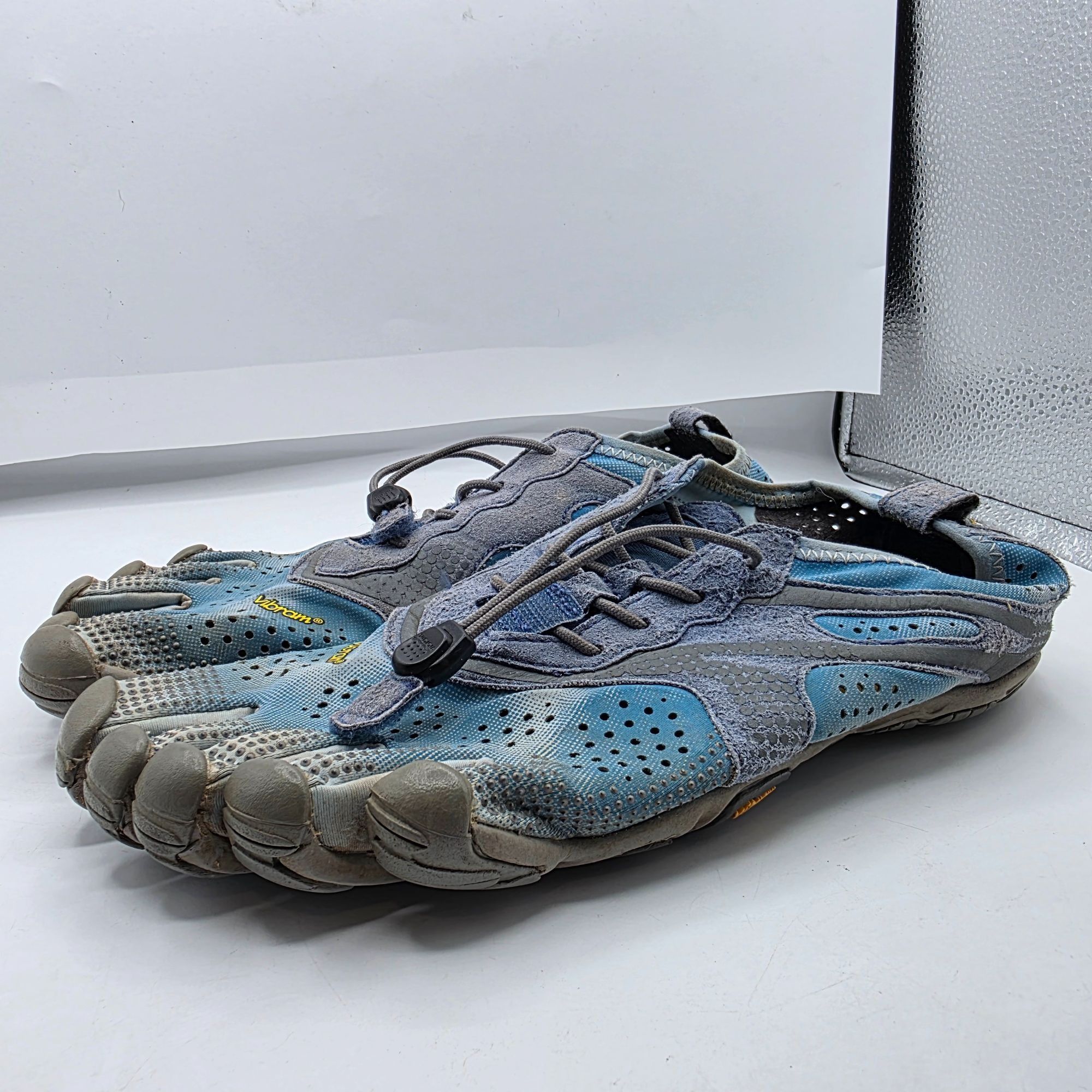 Vibram Vibram FiveFingers V-Run Womens Size 9 Blue Gray Minimalist Size US 9 / IT 39 - 4 Thumbnail