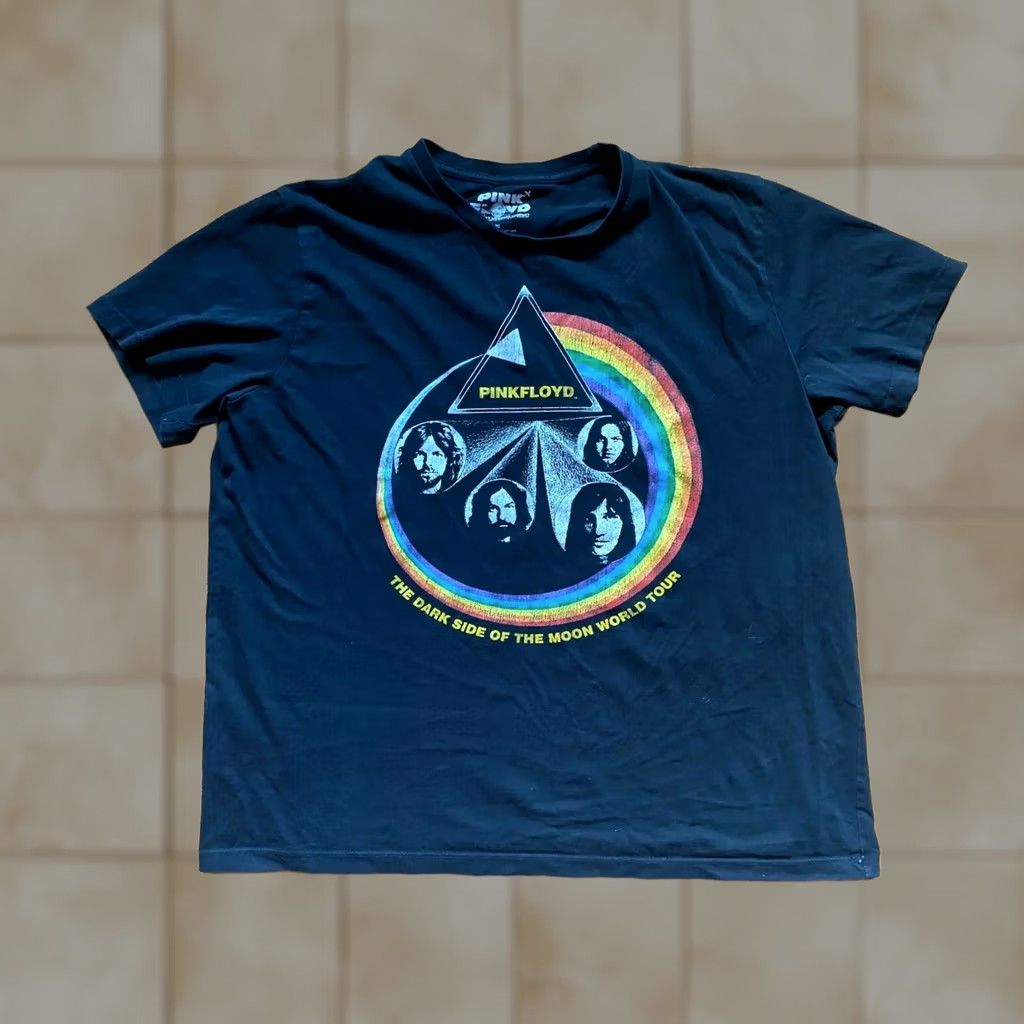 Vintage Pink Floyd Dark Side of the Moon Black Long Sleeve T-Shirt Womens 2XL Size XXL / US 16-18 / IT 52-54 - 1 Thumbnail