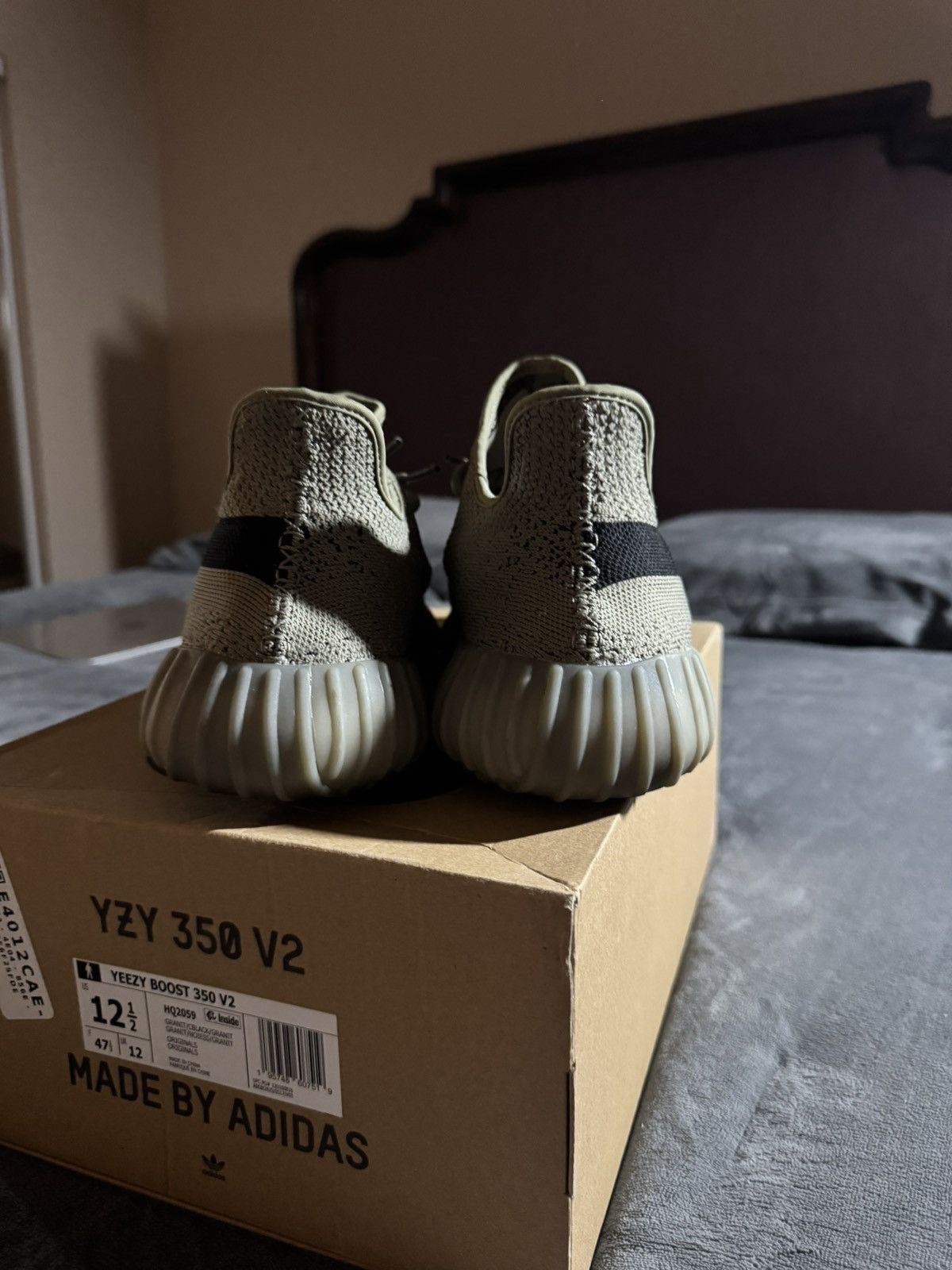 Adidas × Kanye West × Yeezy Yeezy Boost 350 V2 Granite Size US 12.5 / EU 45-46 - 3 Thumbnail