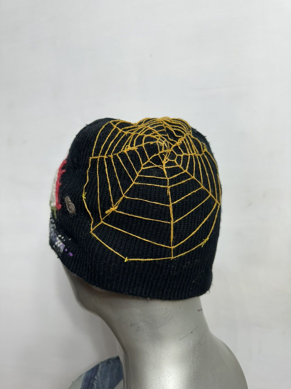 Handmade Custom Made Nice Design Art Knitted Eyed Beanie Hats Size ONE SIZE - 6 Thumbnail