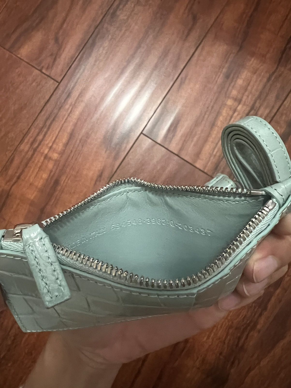 Balenciaga Balenciaga Embossed Croc Calf Wallet + Keyrings Size ONE SIZE - 4 Thumbnail