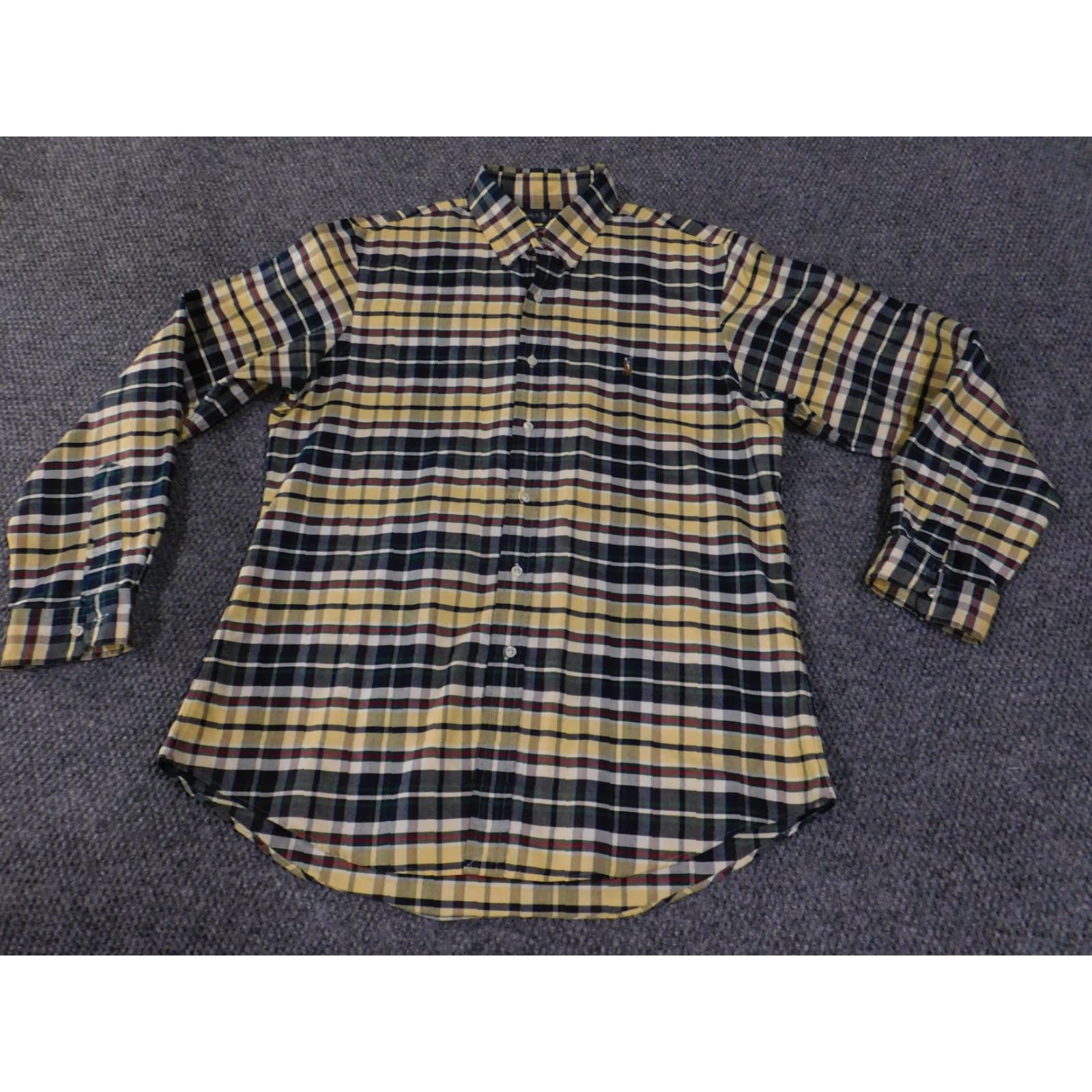 Ralph Lauren Ralph Lauren Shirt Mens Large Plaid Custom Fit Long Sleeve Button-Down Pony Size US L / EU 52-54 / 3 - 3 Thumbnail