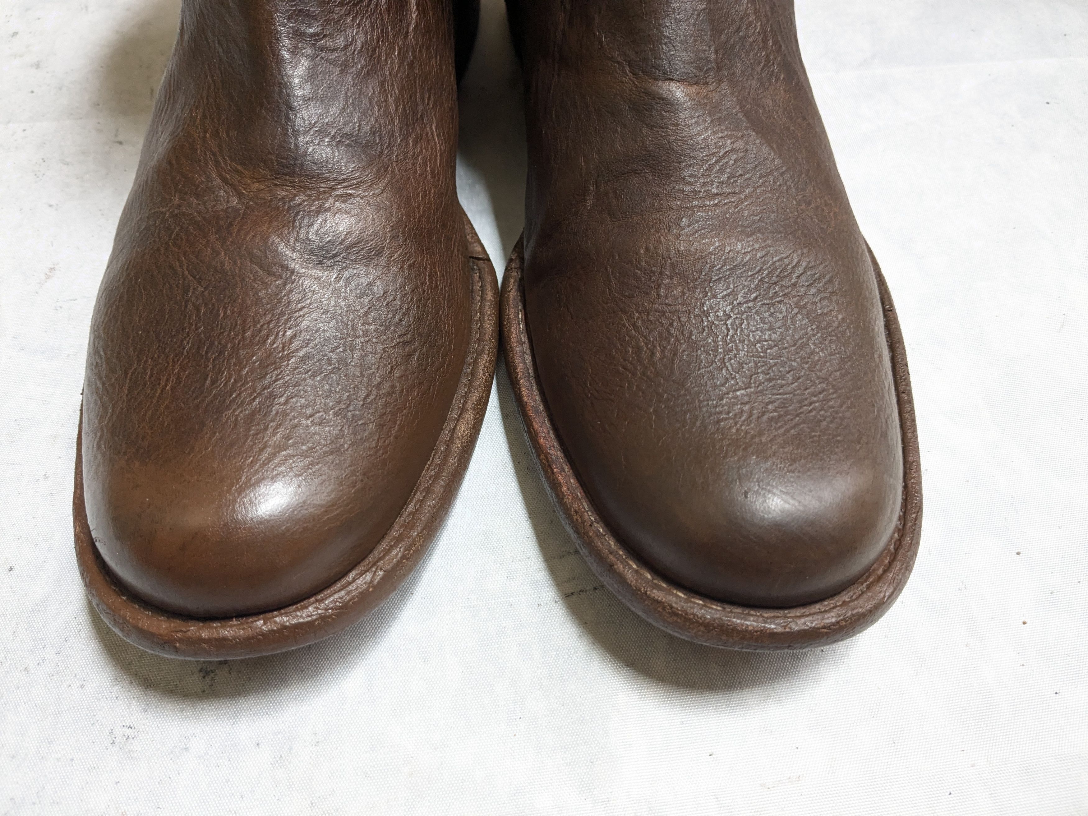 Frye Frye Harness Boots Brown 9 D Leather Back Zip Size US 9 / EU 42 - 3 Thumbnail