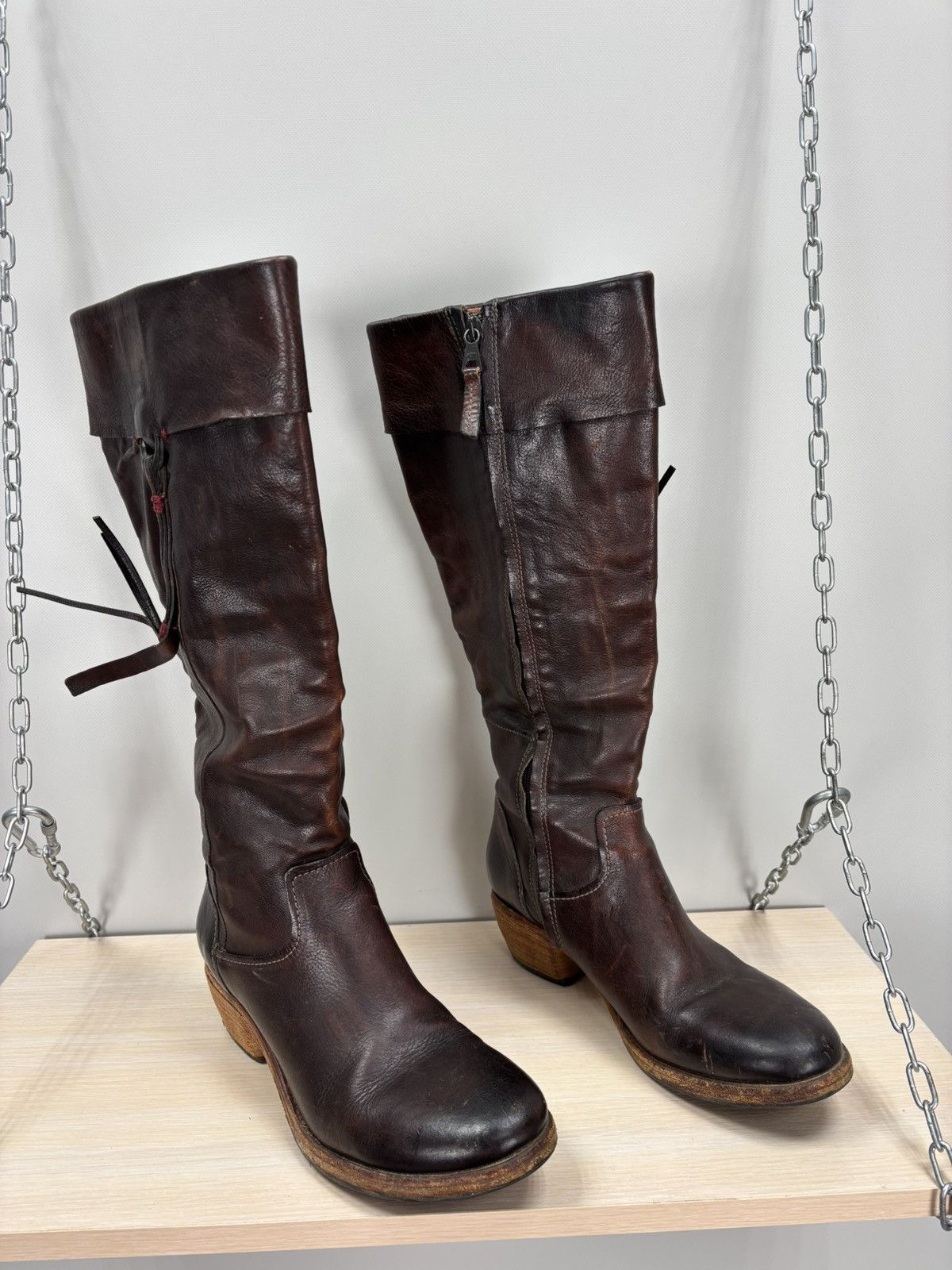 A.S.98 Womens boots Airstep Size 40 Color Brown Size US 10 / IT 40 - 2 Thumbnail