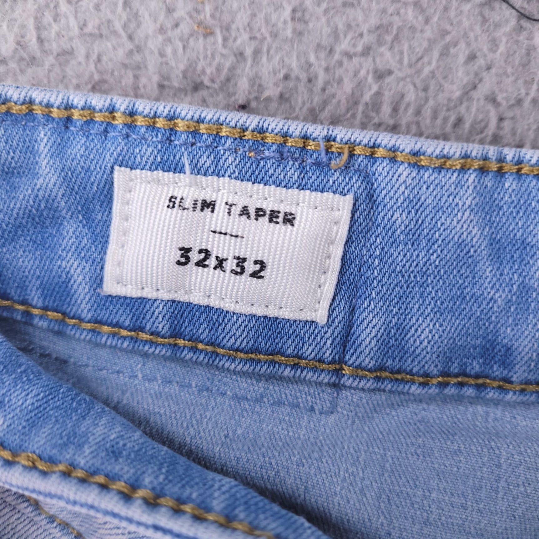Pacsun Pacsun Jeans Mens 32x29 Slim Skinny Light Wash Blue Distressed Ripped Size US 32 / EU 48 - 3 Thumbnail