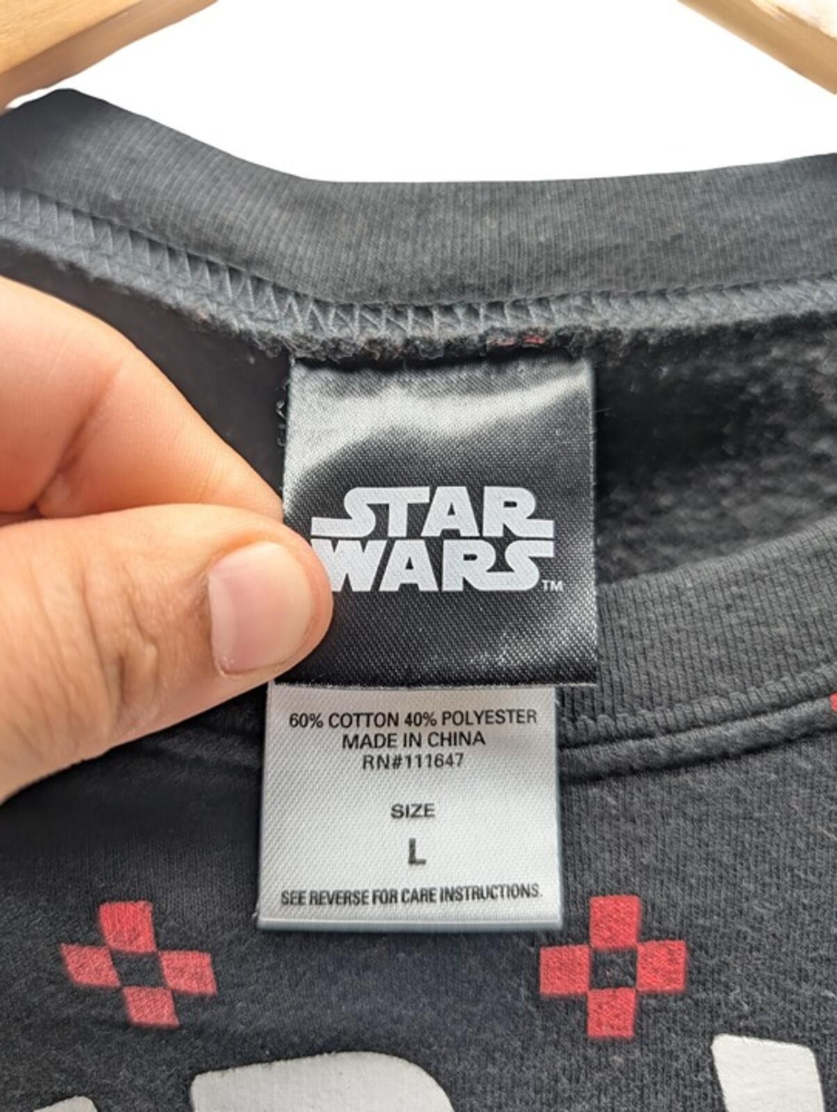 Star Wars Star Wars Sweatshirt Men’s L Darth Vader Black Red Holiday Size US L / EU 52-54 / 3 - 4 Thumbnail