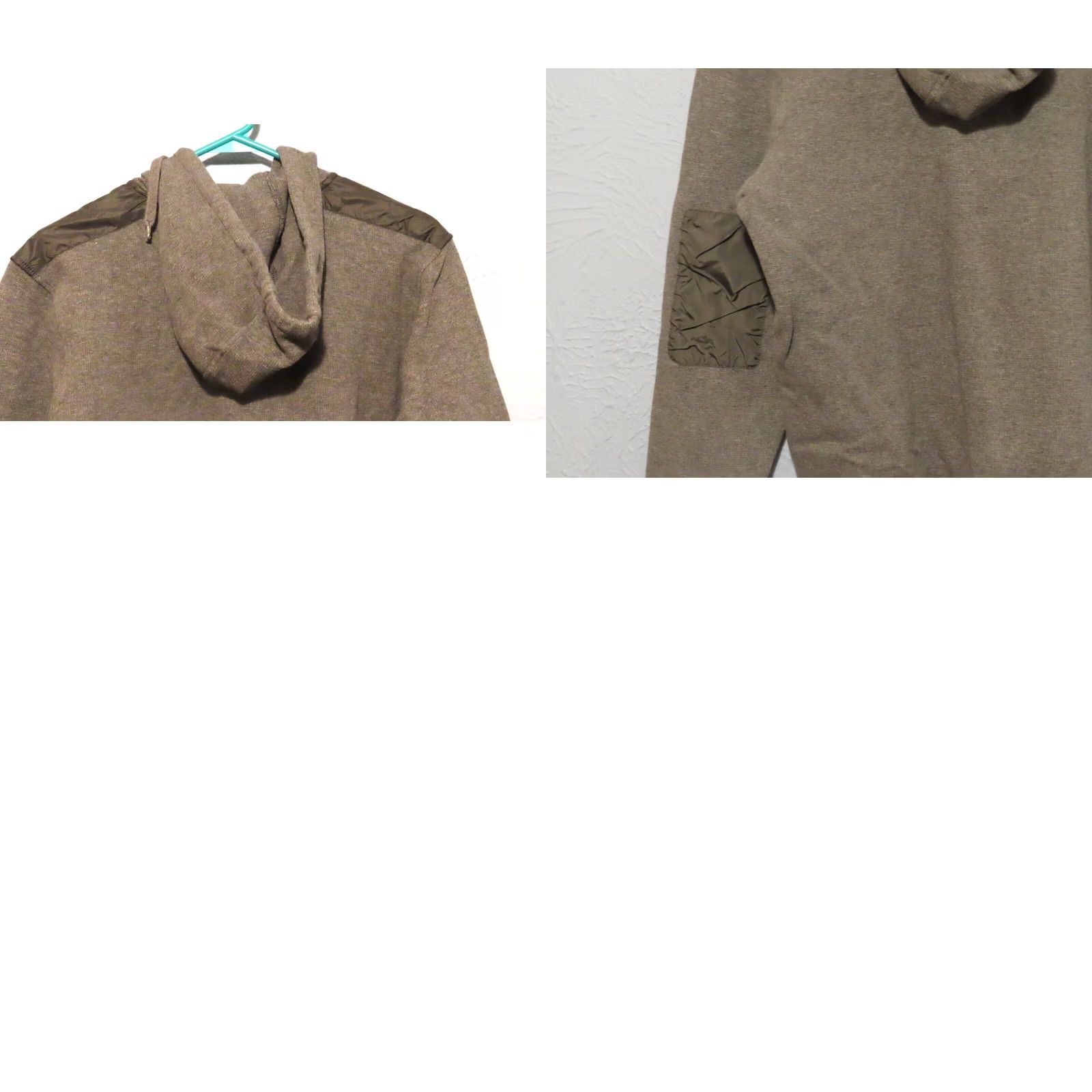 Michael Kors Michael Kors Women's L Gray Long Sleeve 1/2 Zip Elbow Patch Hoodie Modern Classic Pullover Cotton Blend Zipper Read Description Size L / US 10 / IT 46 - 8 Thumbnail