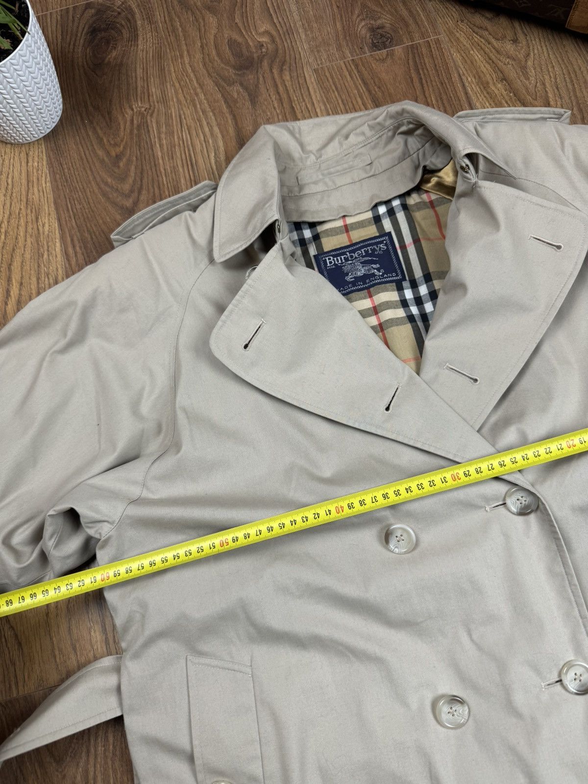 Burberry Vintage trench coat Burberry original luxury streetwear item Size XL / US 12-14 / IT 48-50 - 7 Thumbnail