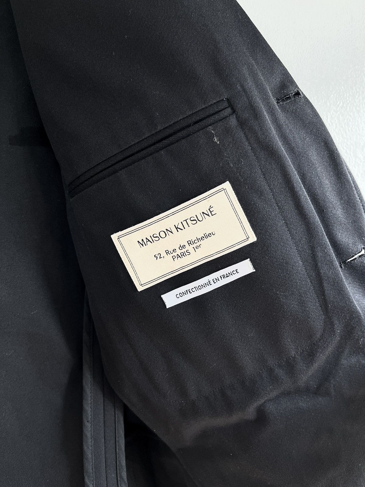 Maison Kitsune Telaxed Fit Twill Blazer Size 46R - 7 Thumbnail